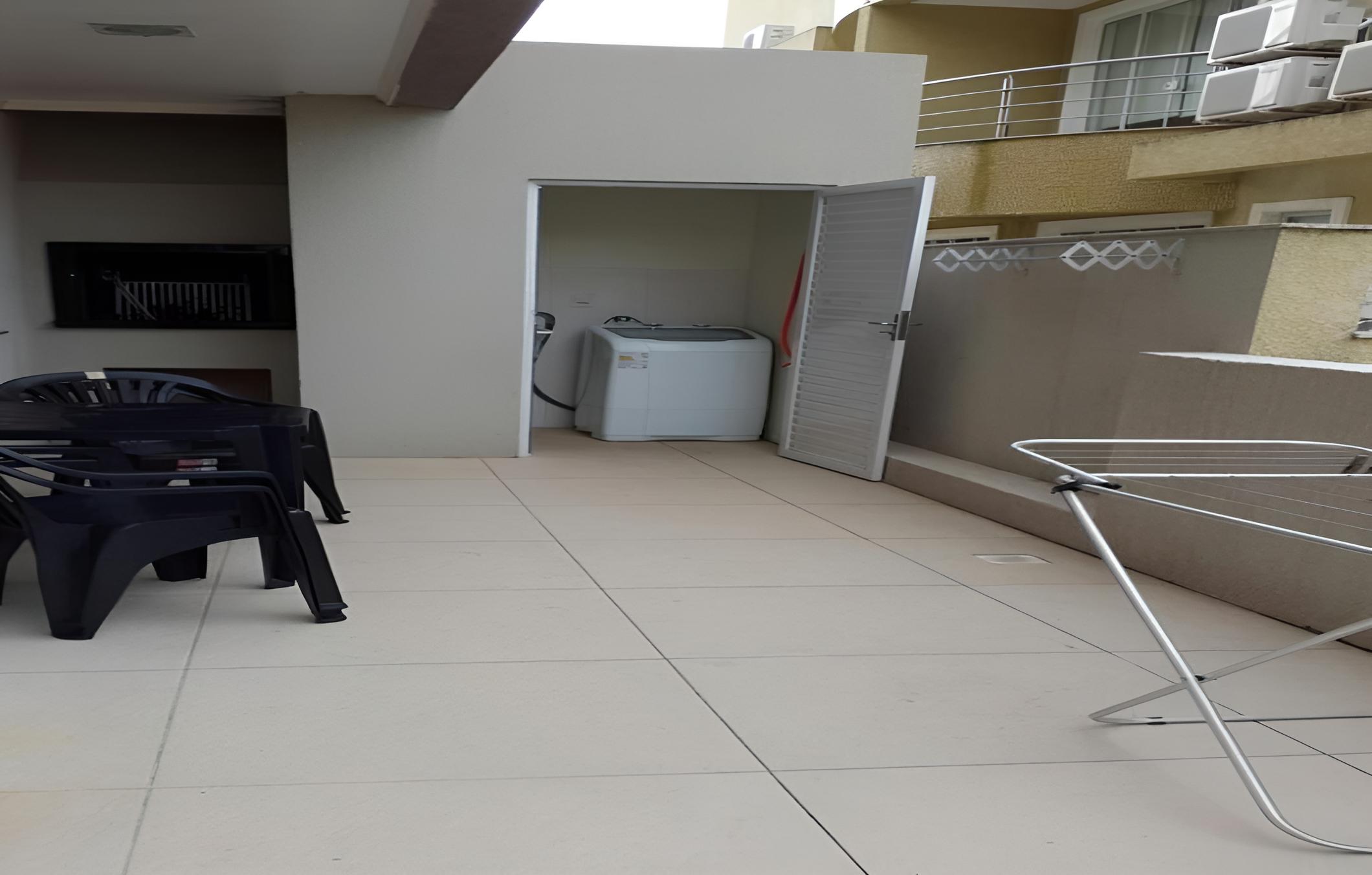 outdoor BBQ area