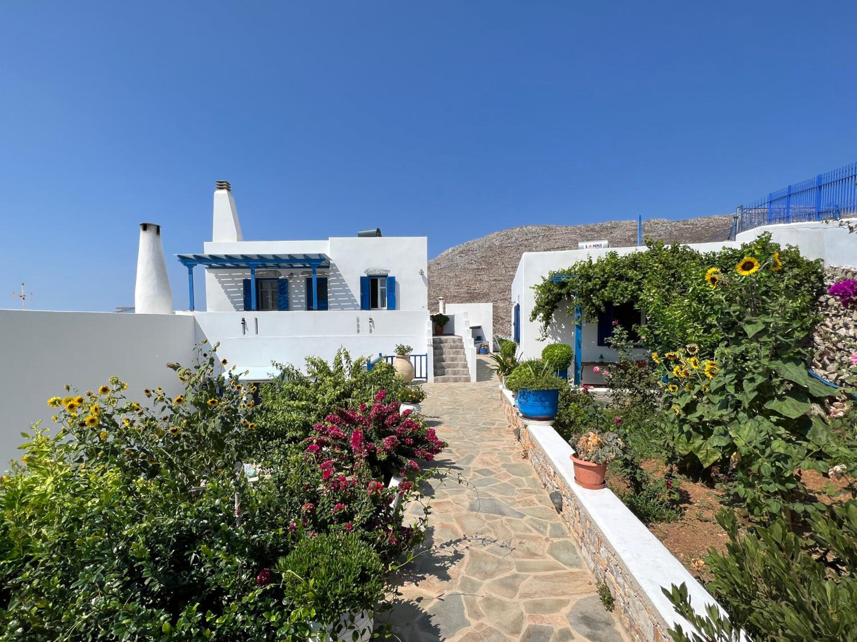 Cycladic houses in rural surrounding 3 view 2