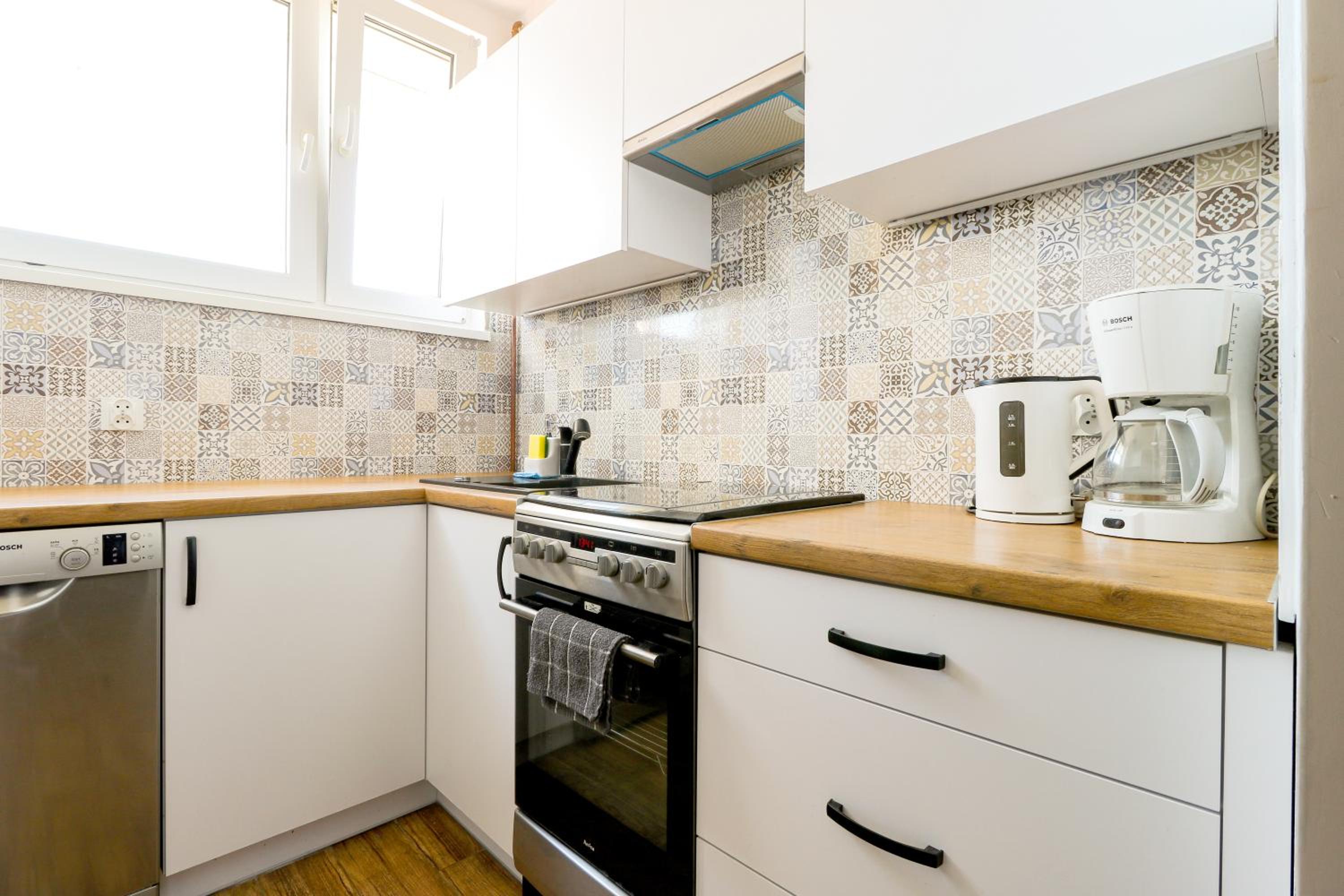 Apartament Morena z widokiem z tarasu na morze