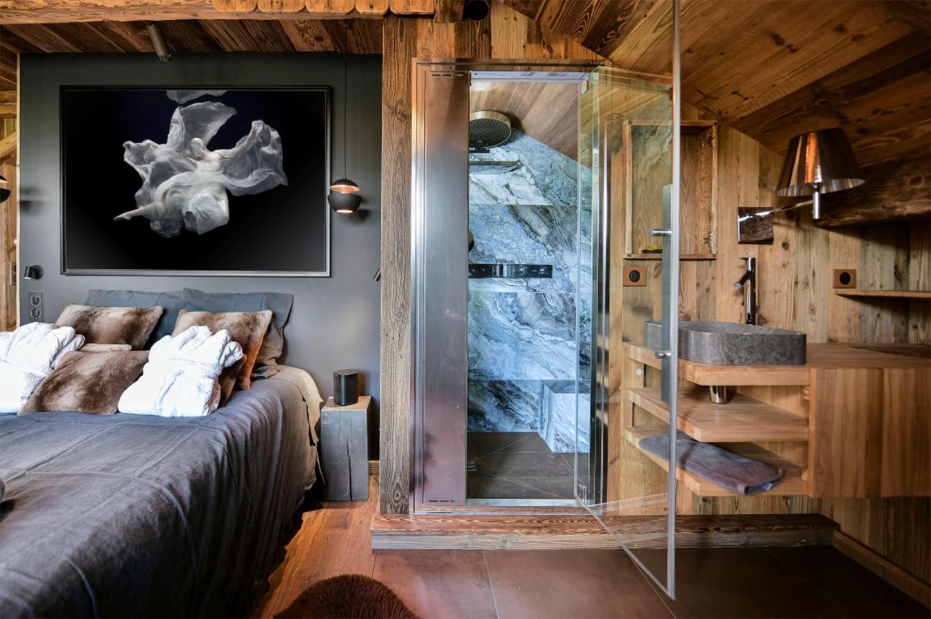 CHALET LES CERISES Jacuzzi, Sauna, Hammam, Cinéma