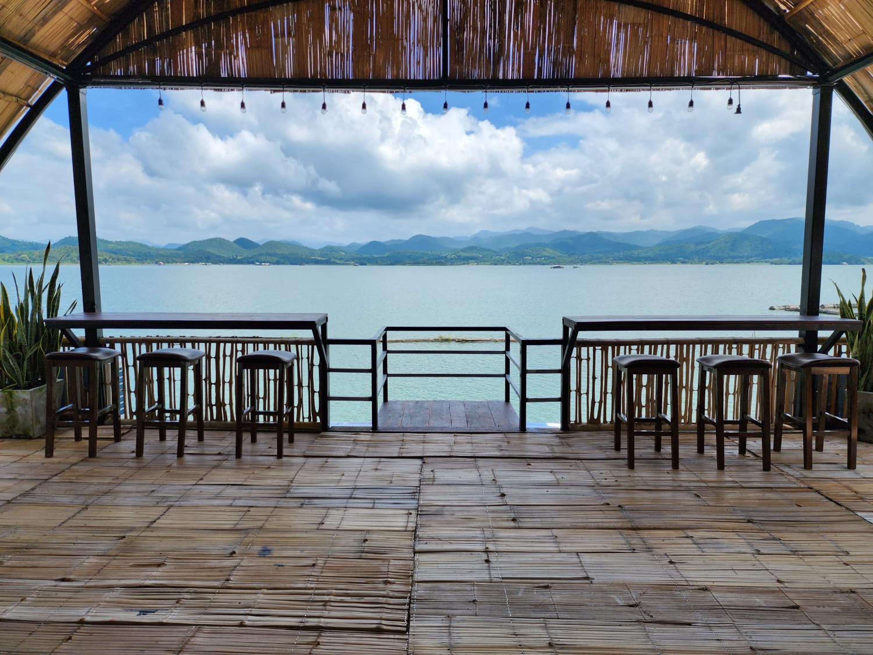 outdoor BBQ area