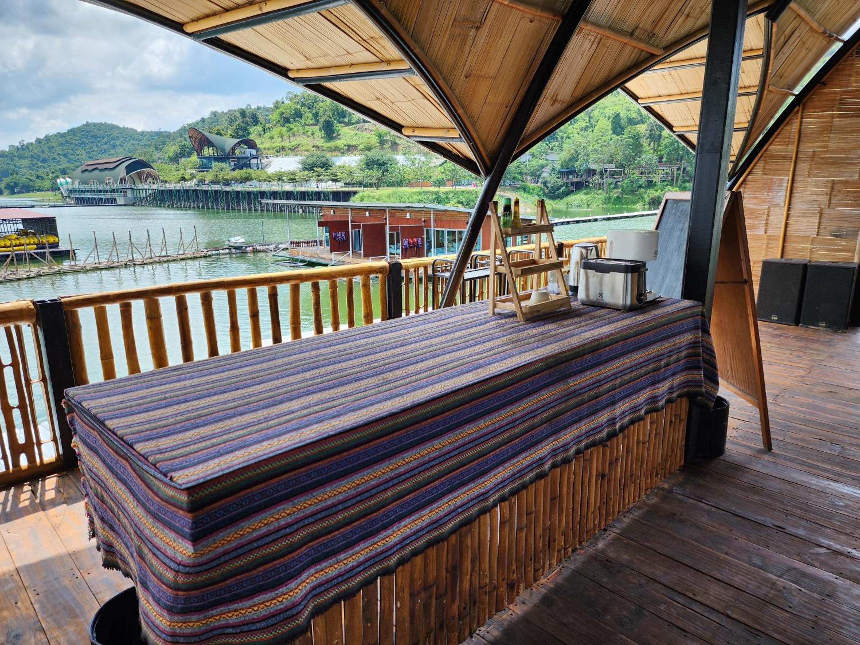 outdoor BBQ area