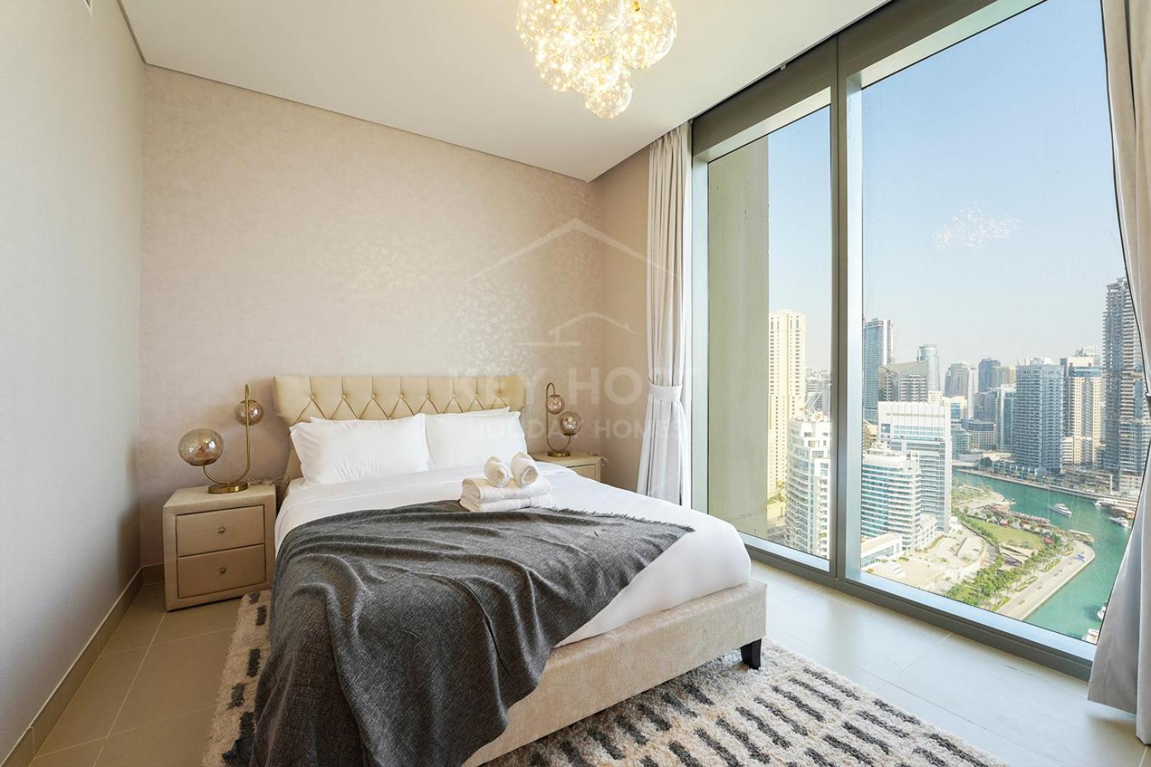 KeyHost - Superior 3BR Sea View - 52 42 Towers Dubai Marina- K2920