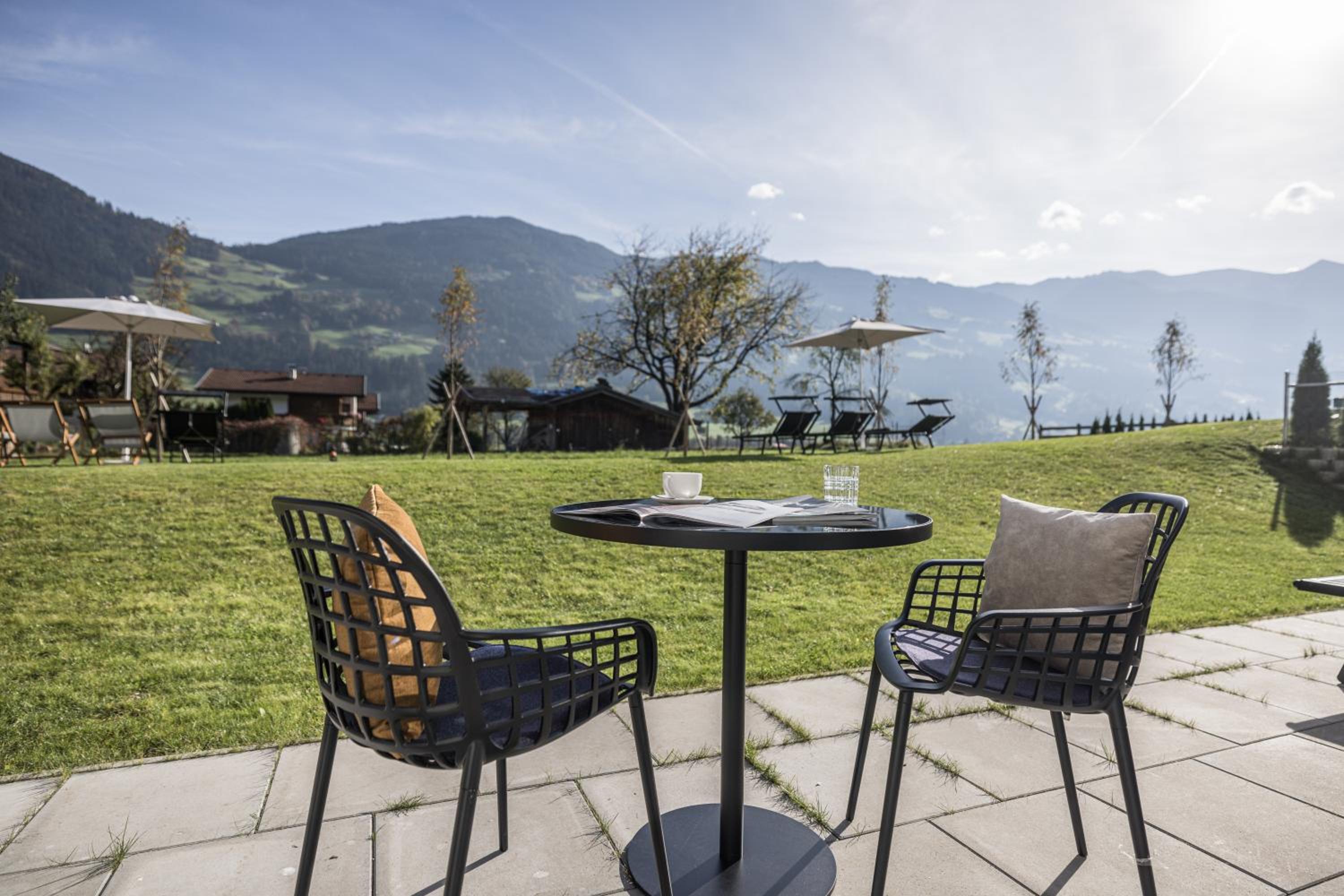 outdoor BBQ area