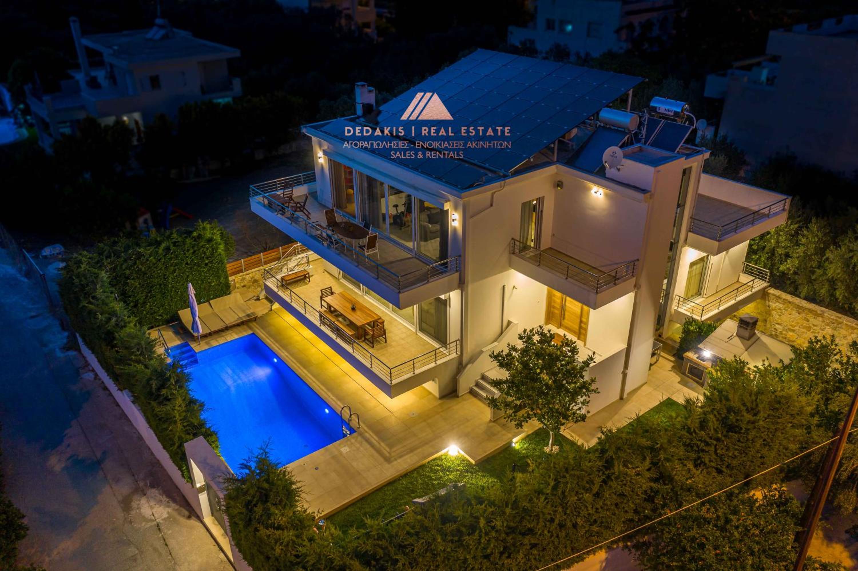 Luxury Villa Loutraki with Private Heated Pool