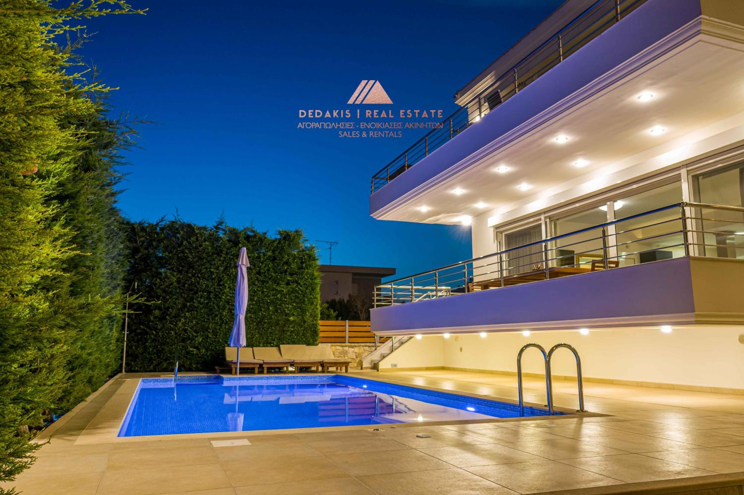 Luxury Villa Loutraki with Private Heated Pool view 4