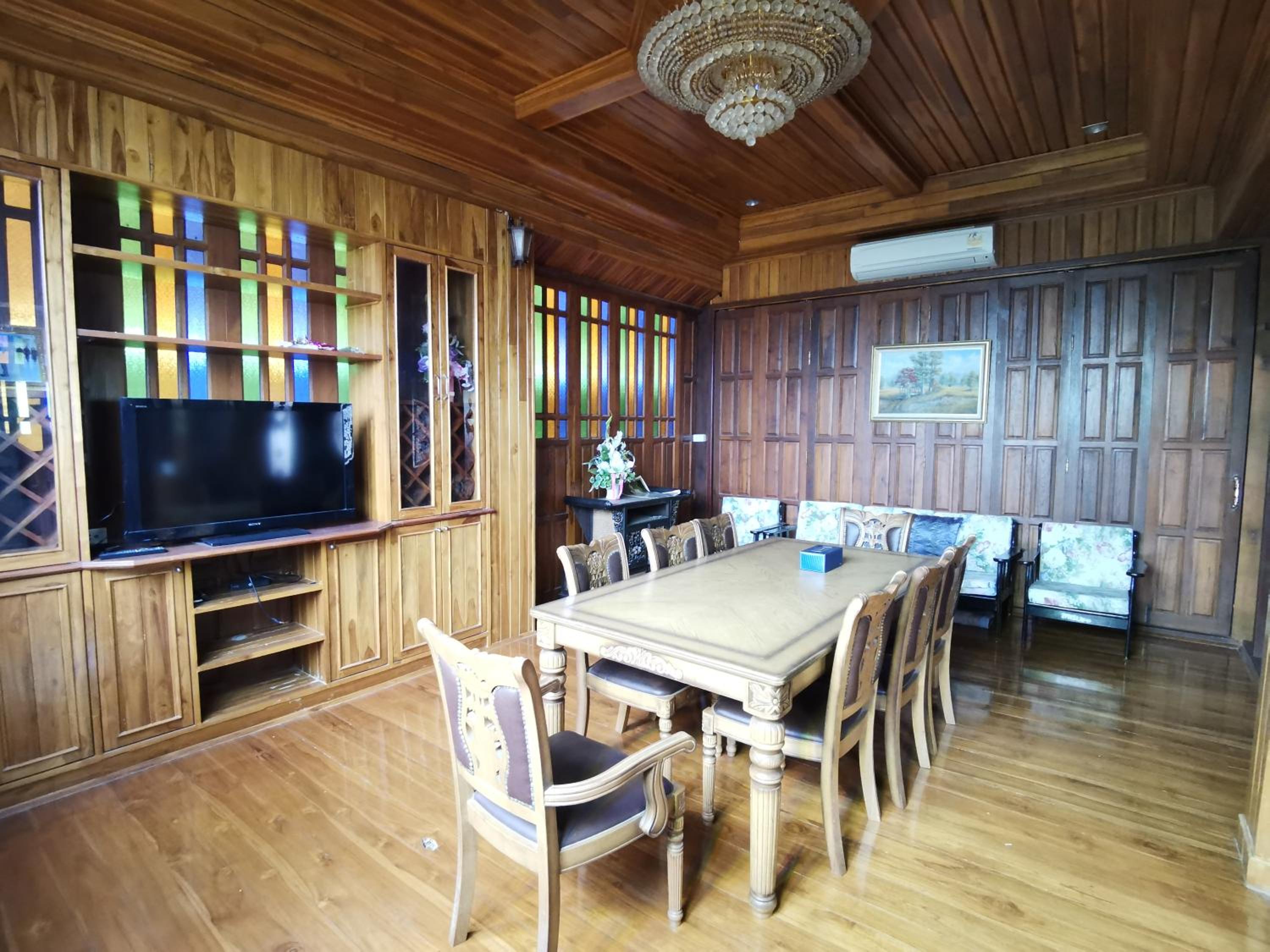 Thai traditional wooden house