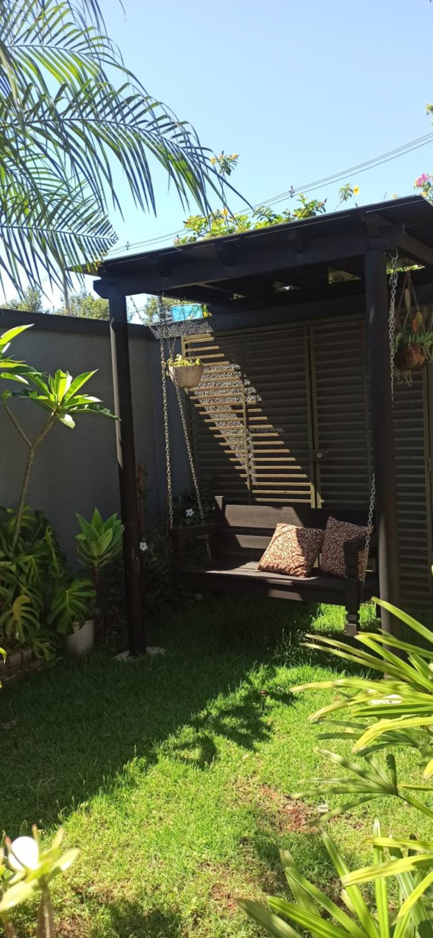 outdoor BBQ area