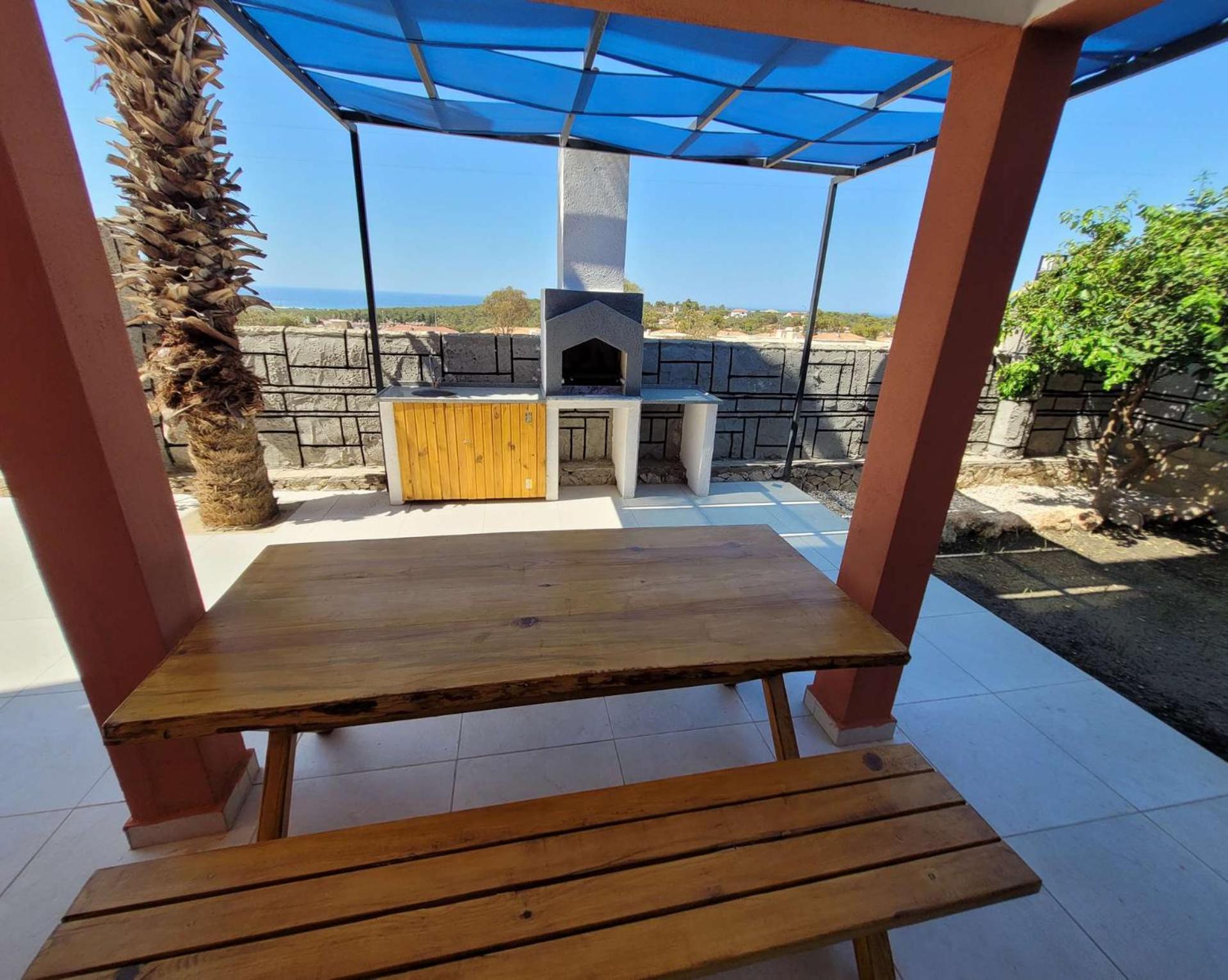 outdoor BBQ area