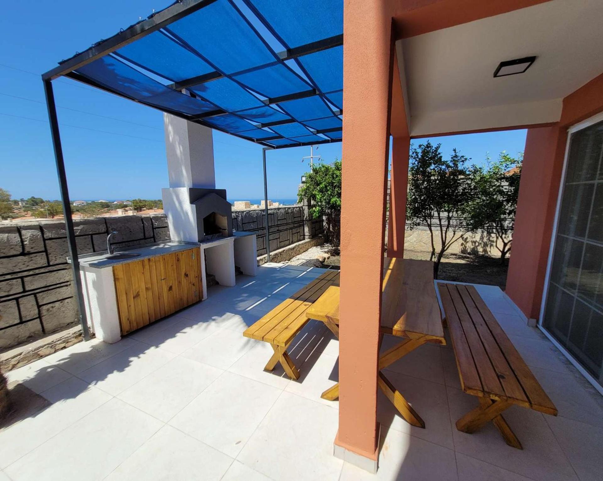 outdoor BBQ area