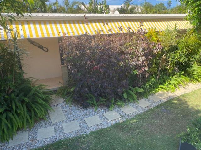 outdoor BBQ area