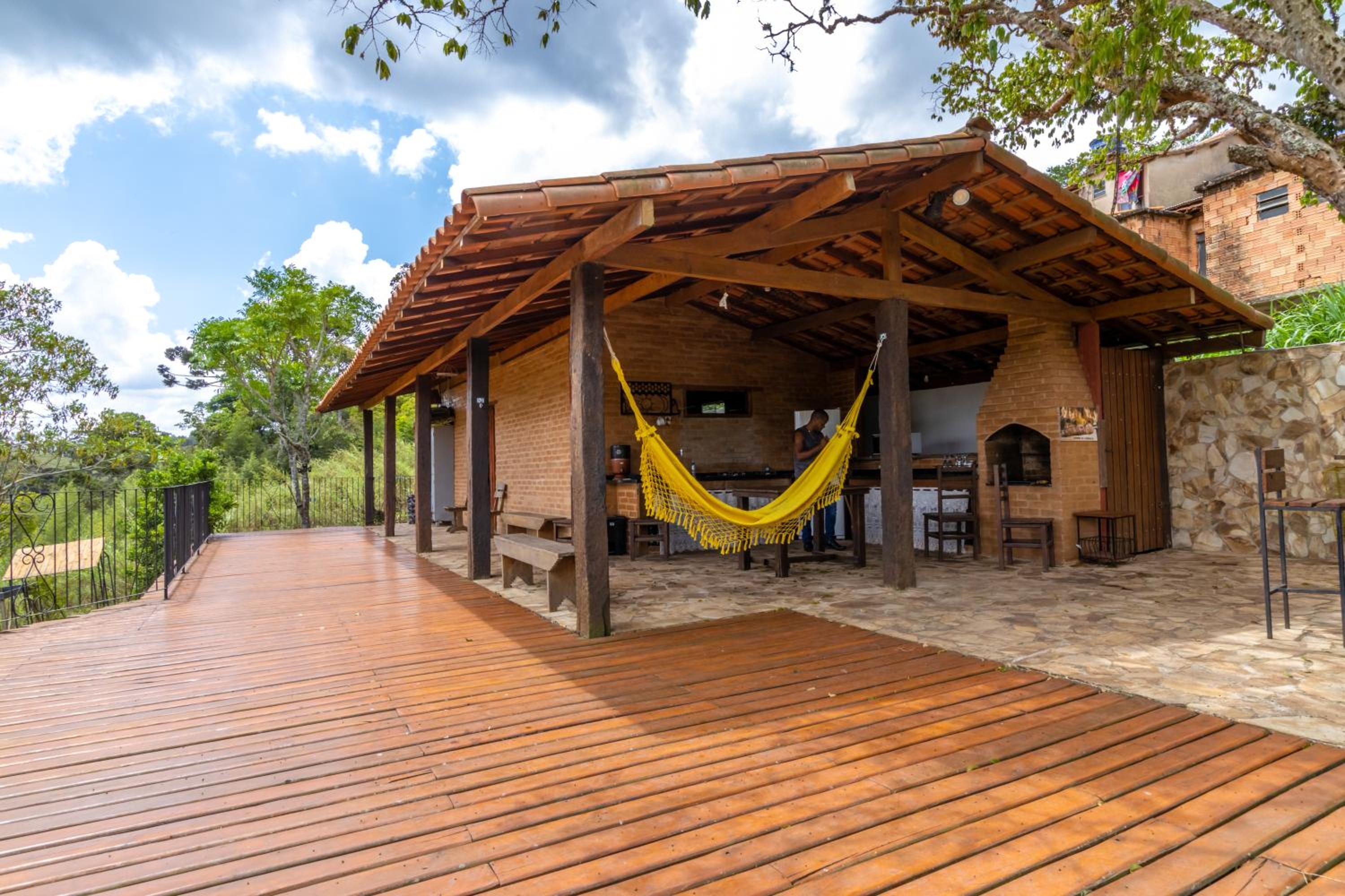 outdoor BBQ area