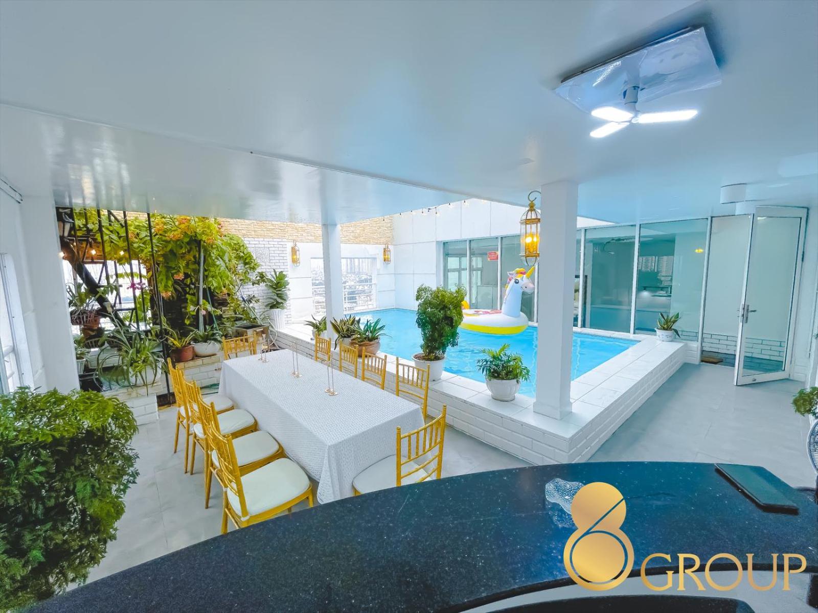 White Penthouse - Rooftop Pool Private - Central City