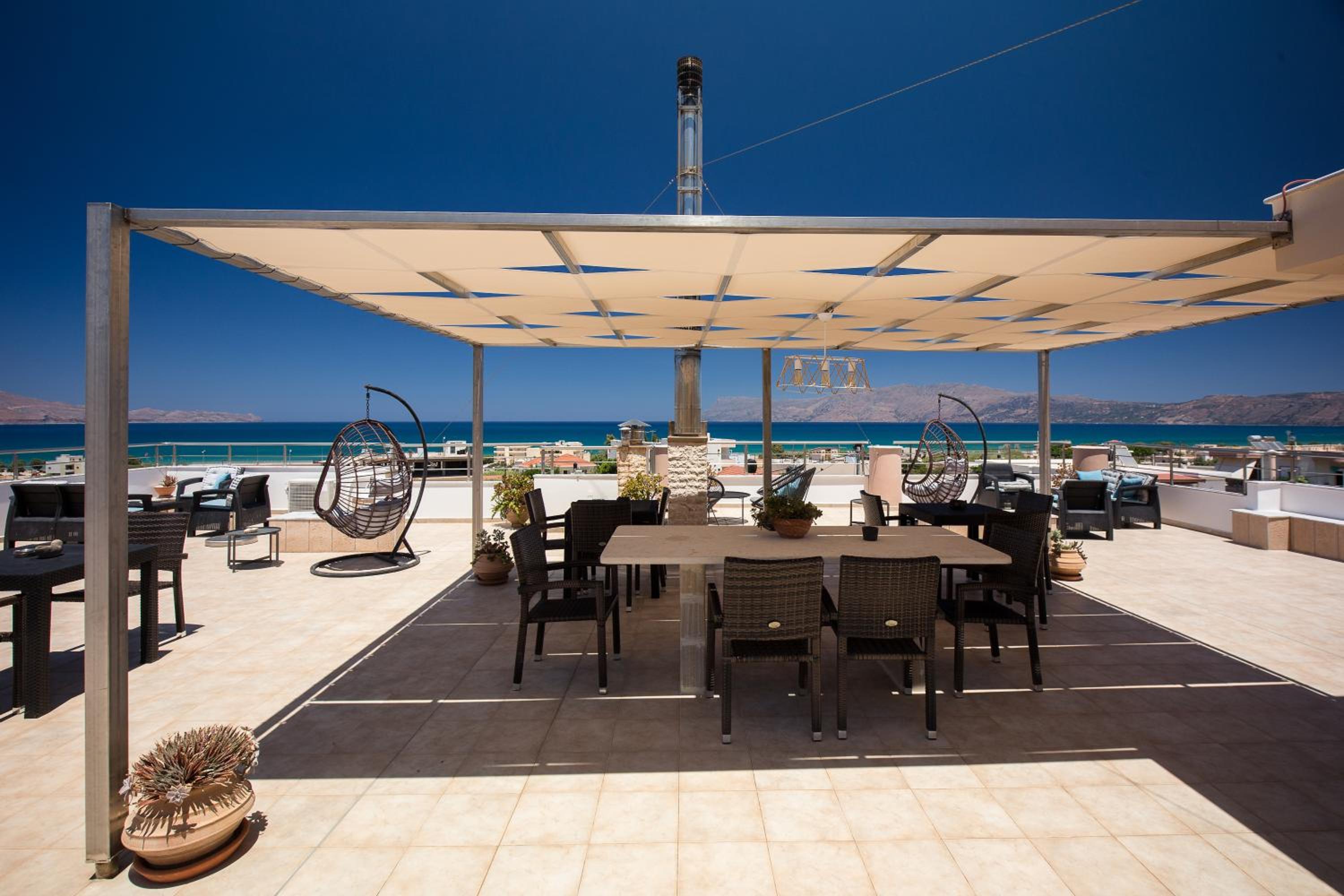outdoor BBQ area