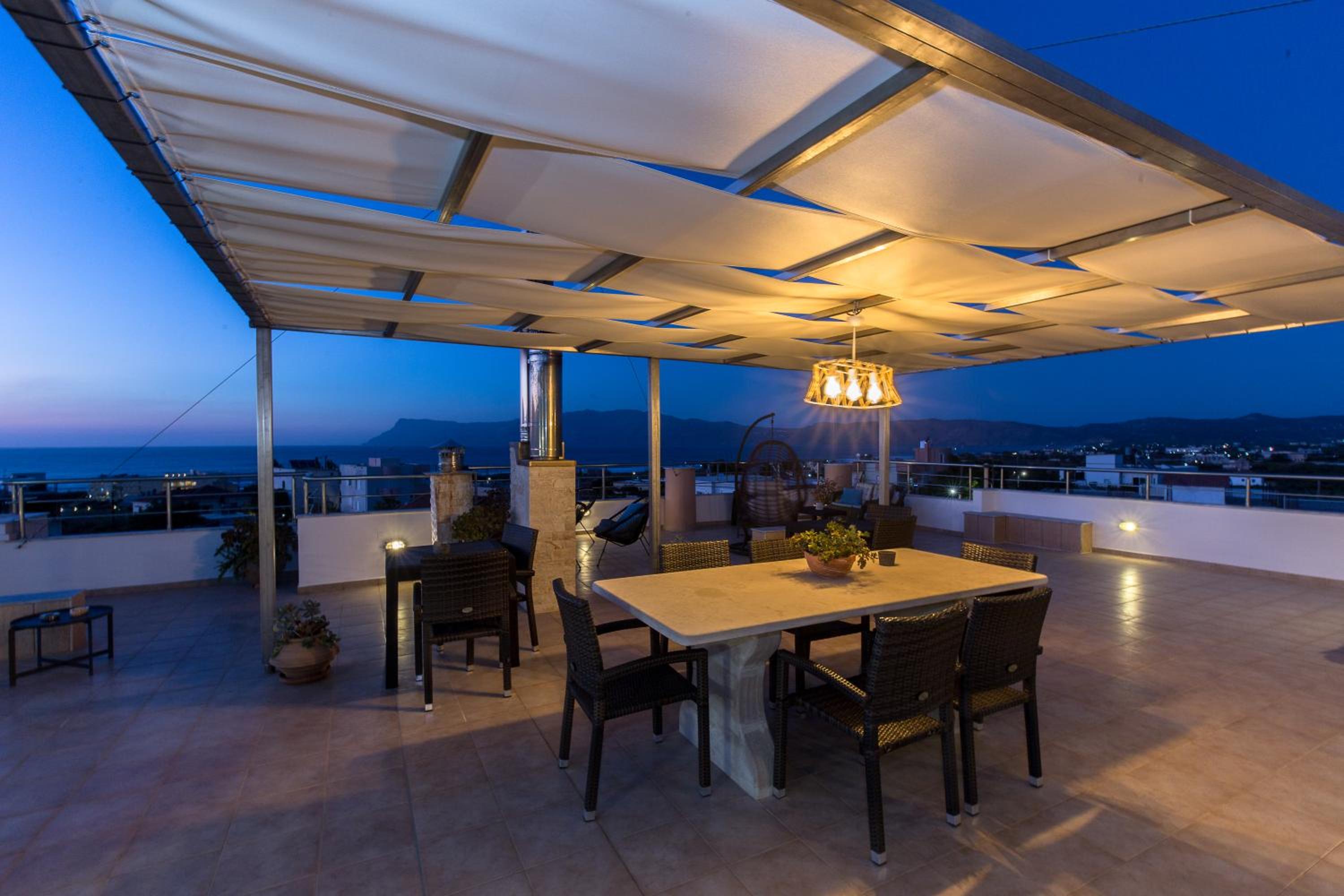 outdoor BBQ area