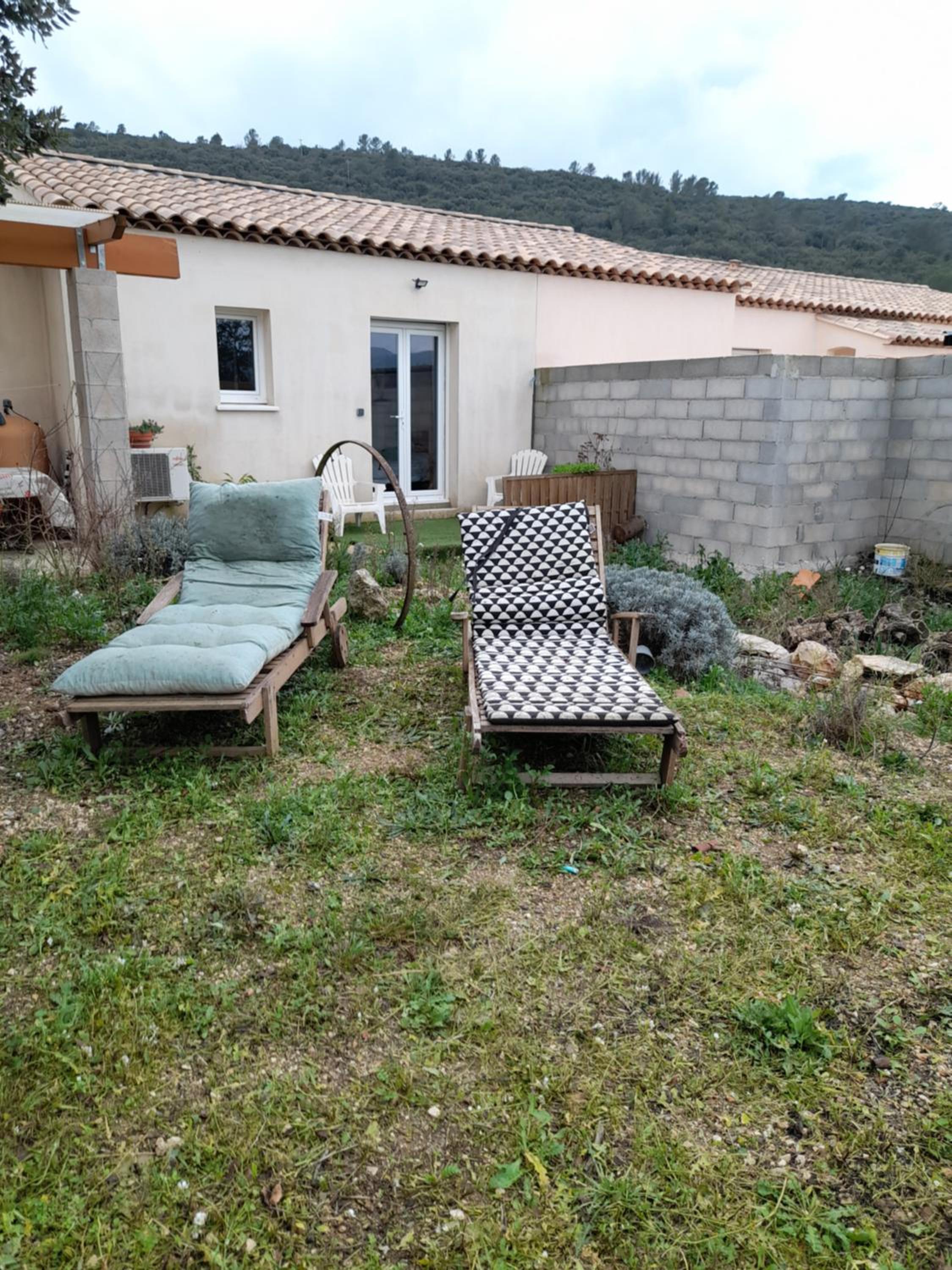 outdoor BBQ area