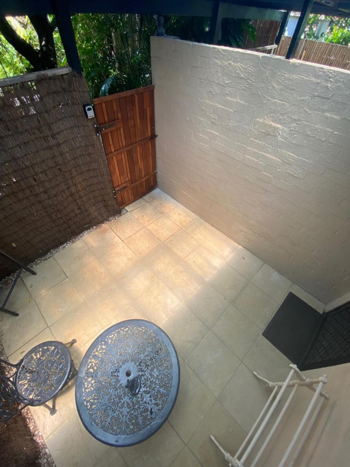 outdoor BBQ area