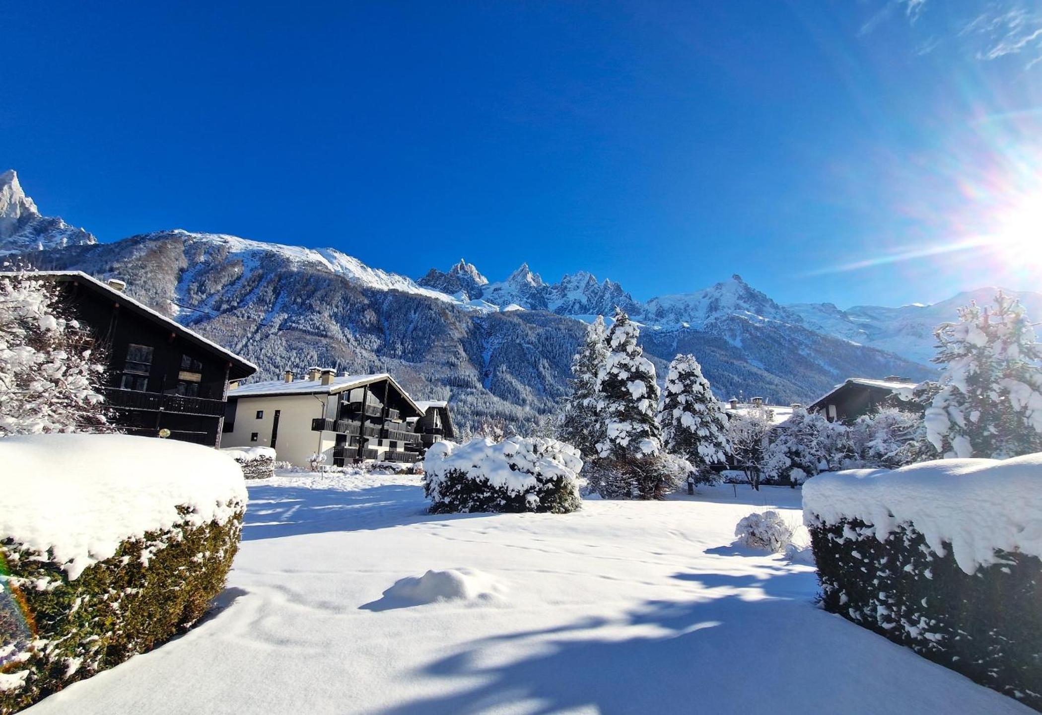 Chamonix Appartement Vue Mont Blanc avec Jardin view 3