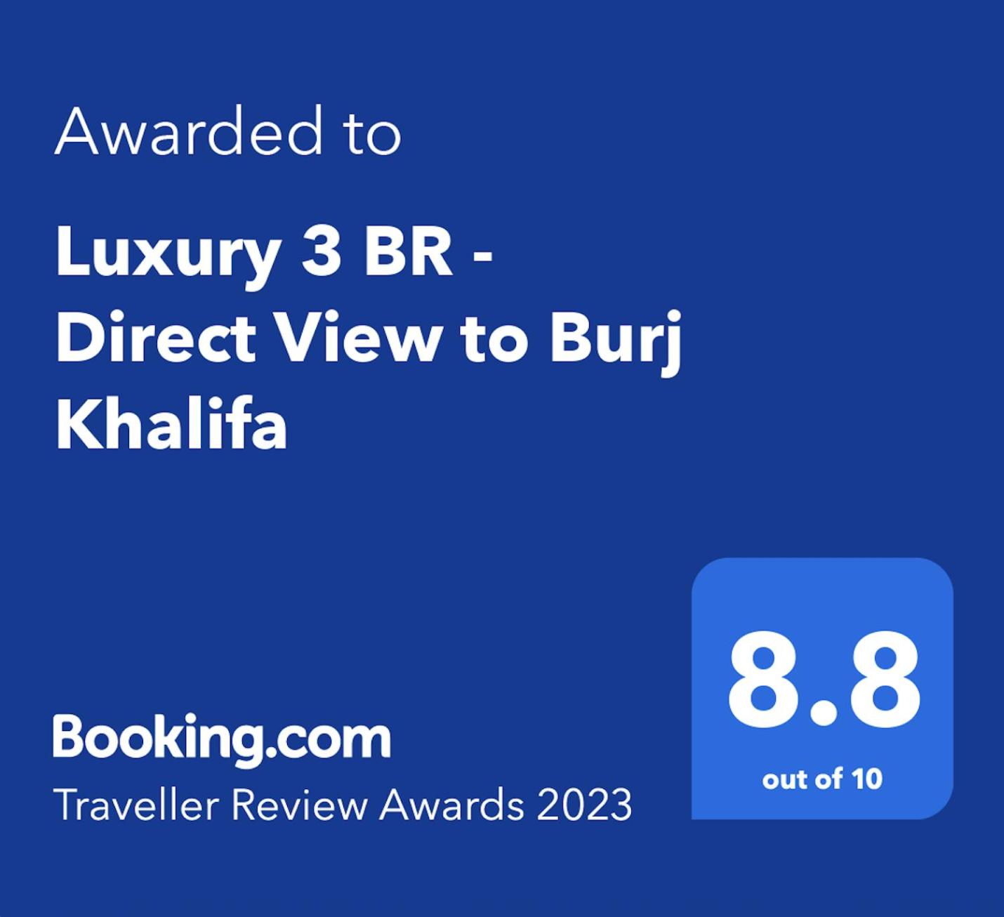 Luxury 3 BR - Direct View to Burj Khalifa