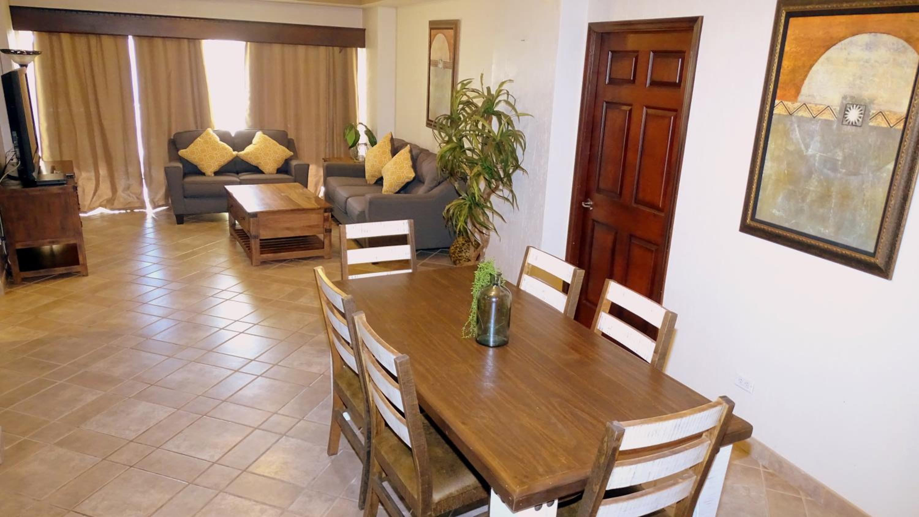 Spectacular 2 Bedroom Condo on Sandy Beach at Las Palmas Resort G-101 condo view 2