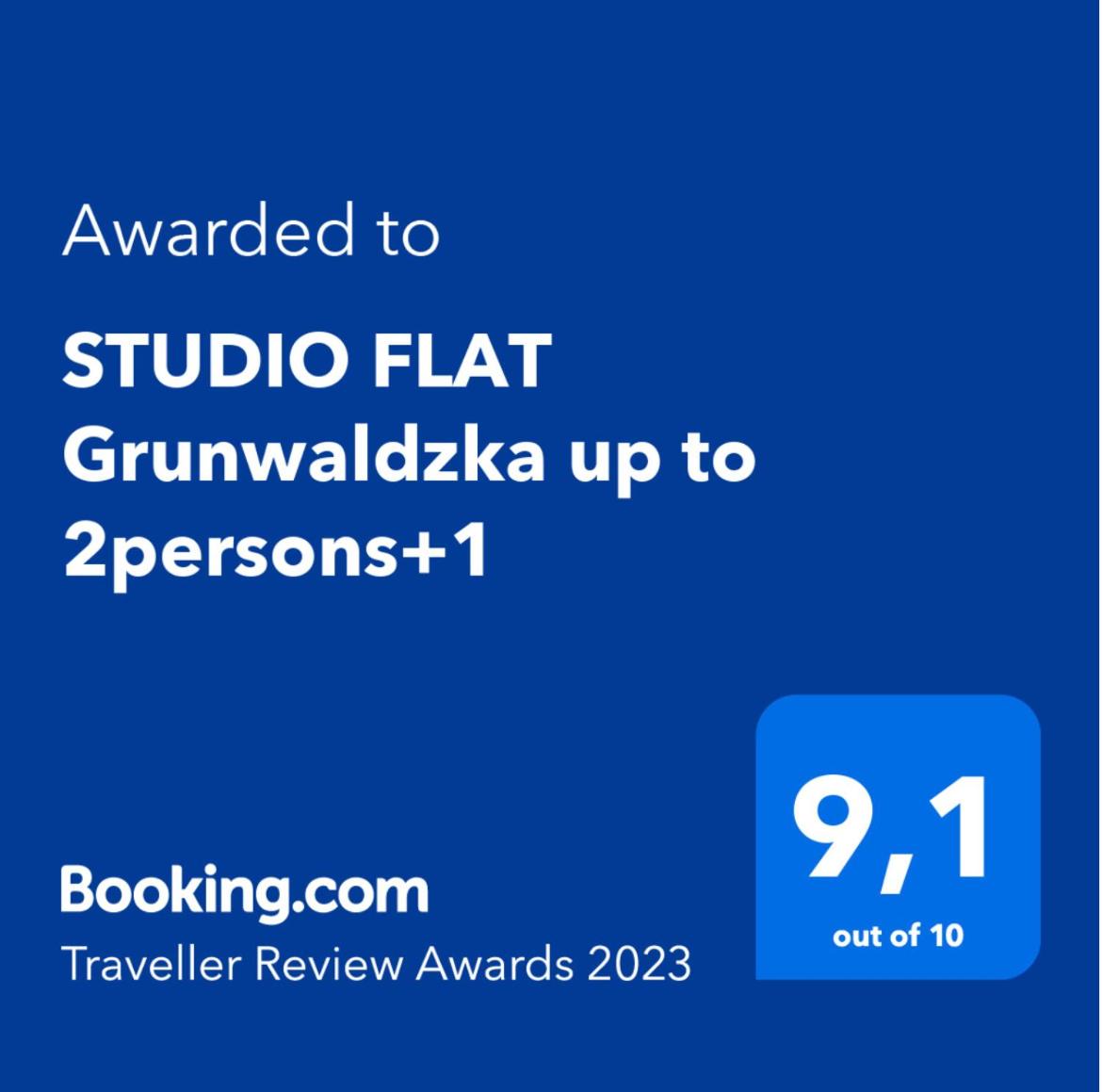 STUDIO FLAT Grunwaldzka up to 2persons+1