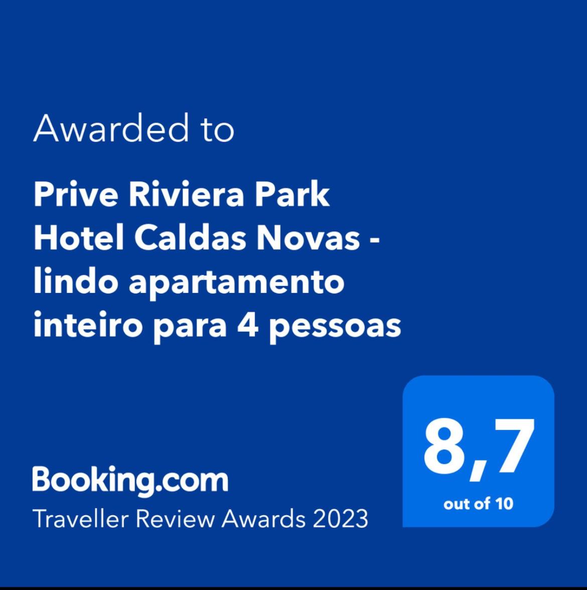 Prive Riviera Park Hotel Caldas Novas - lindo apartamento inteiro para 4 pessoas