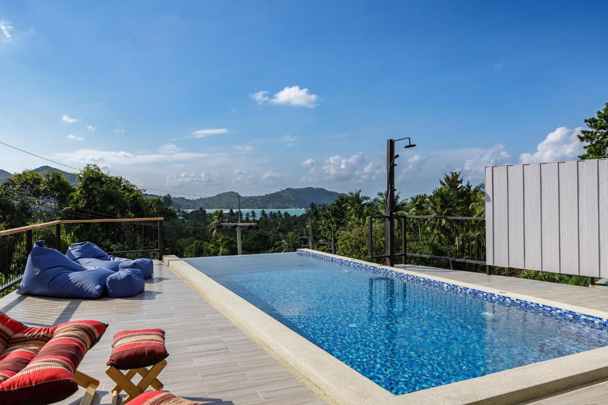 Villa primor Chaloklum Koh phangan view 2