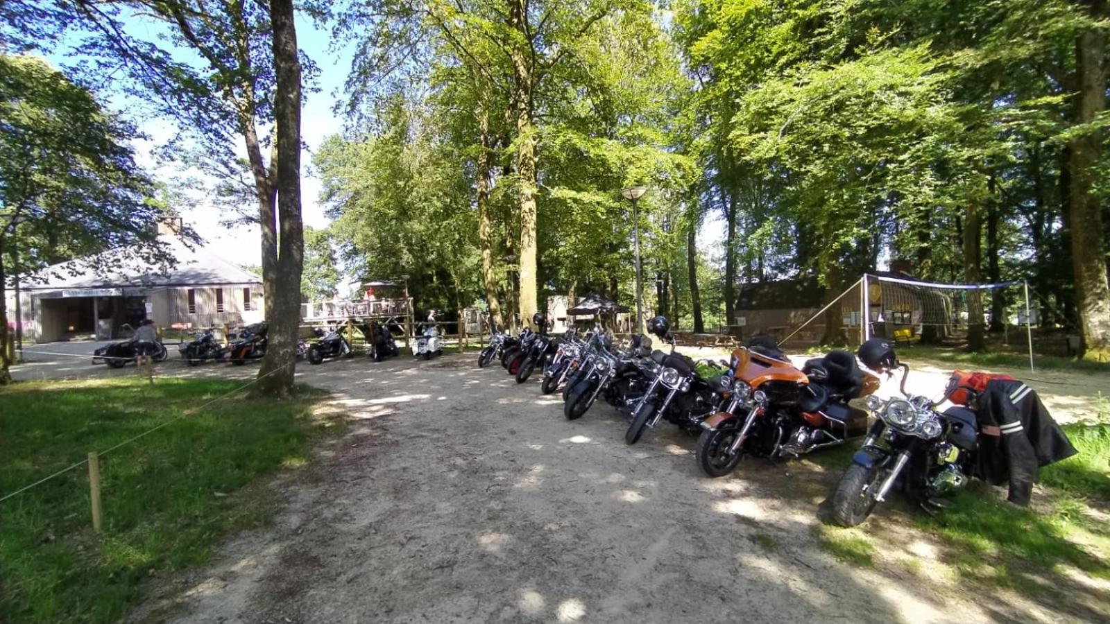 L'étape en forêt