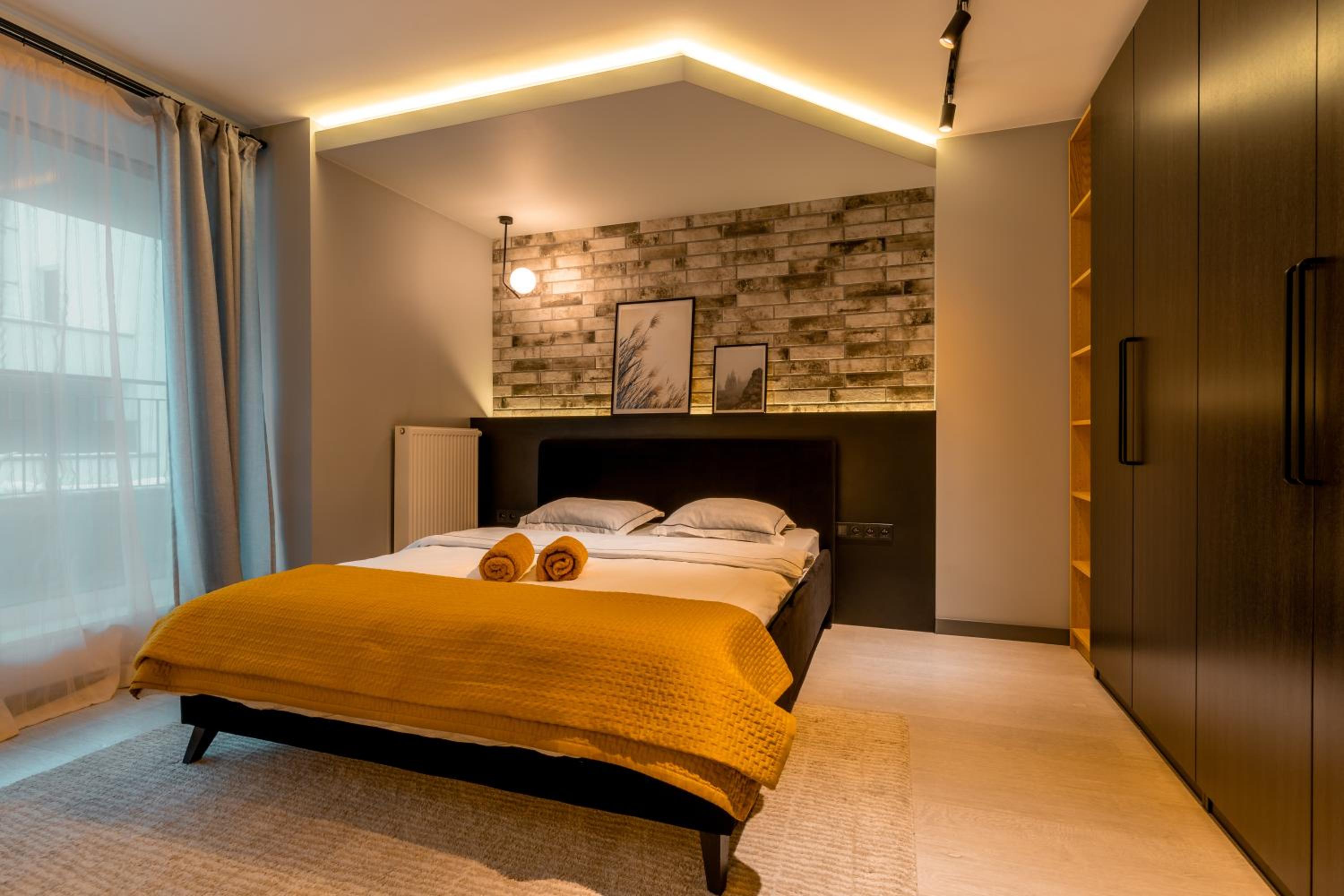 H&S N23 Dwupoziomowy Apartament Łódź Centrum Wi-Fi Klimatyzacja