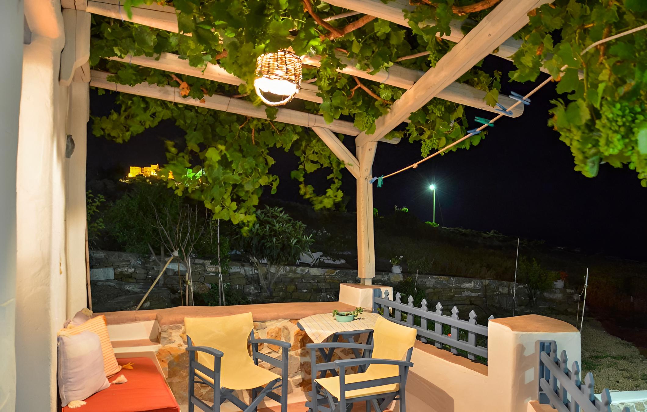 outdoor BBQ area