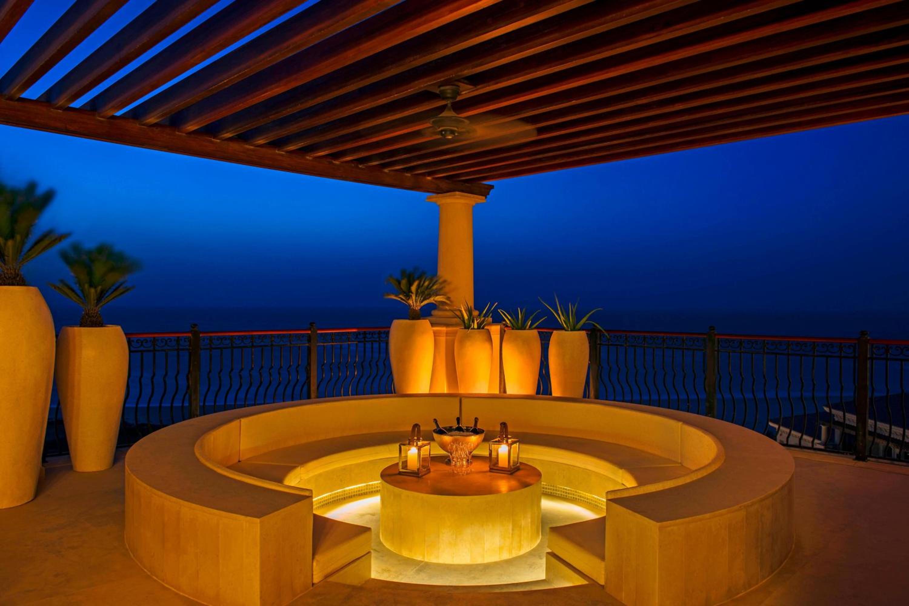 outdoor BBQ area