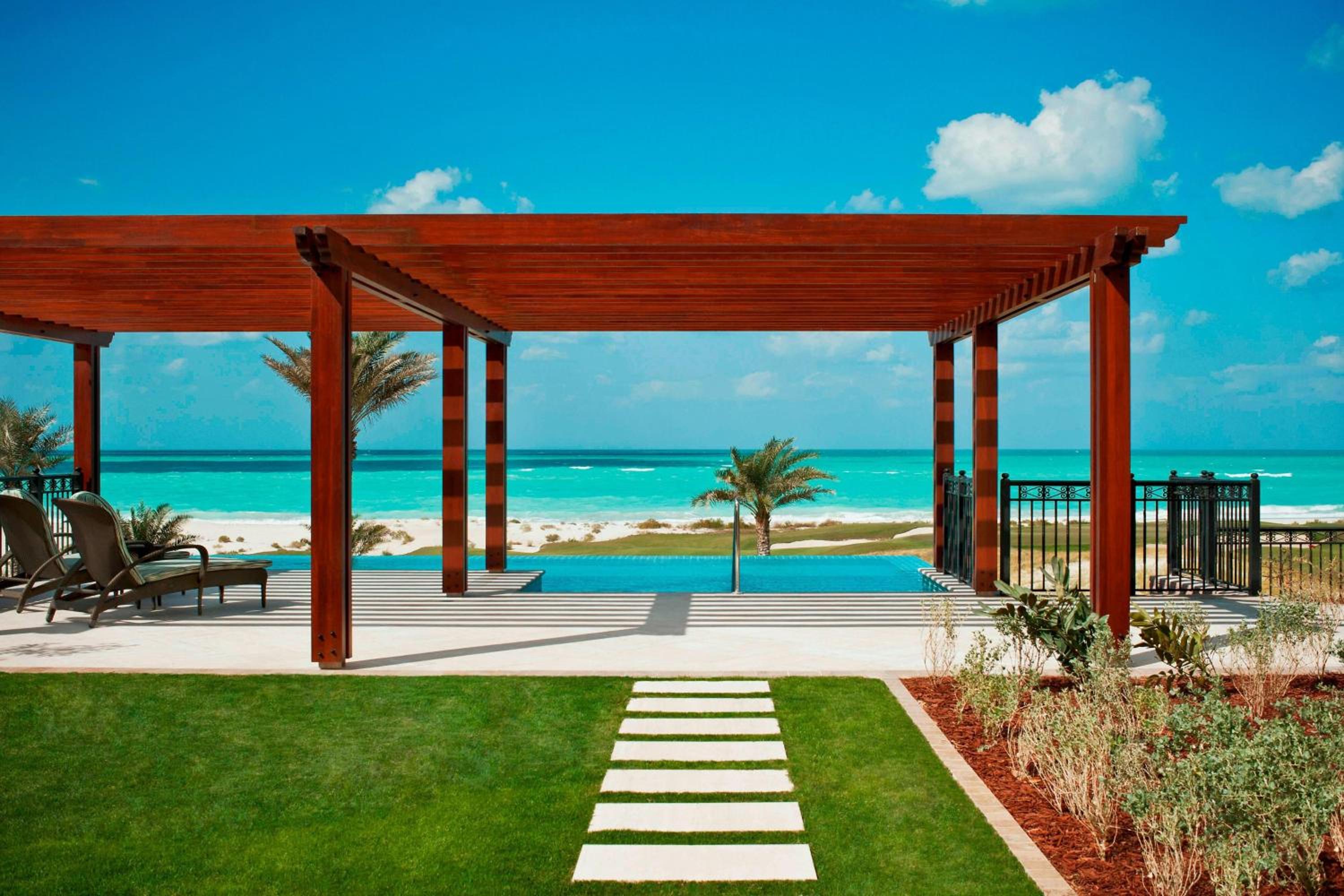 outdoor BBQ area
