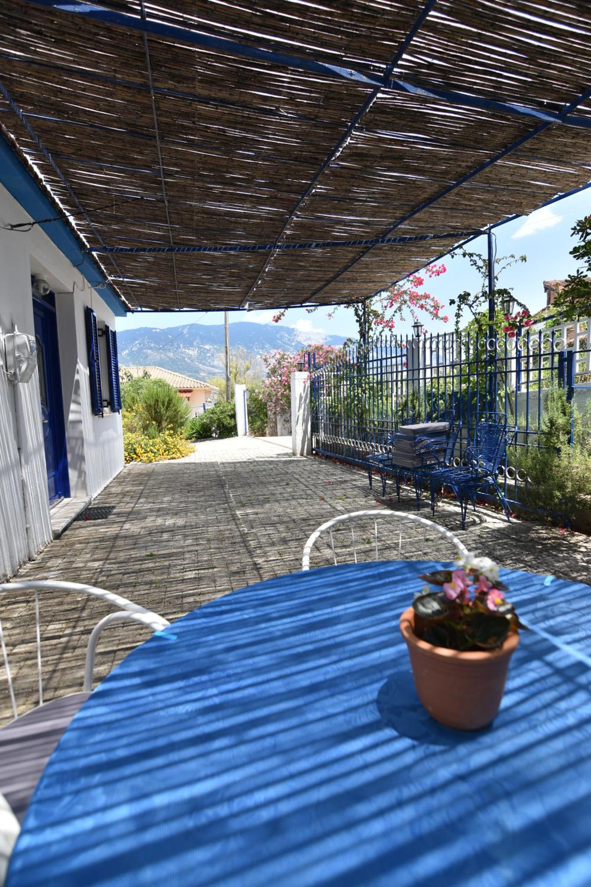 outdoor BBQ area