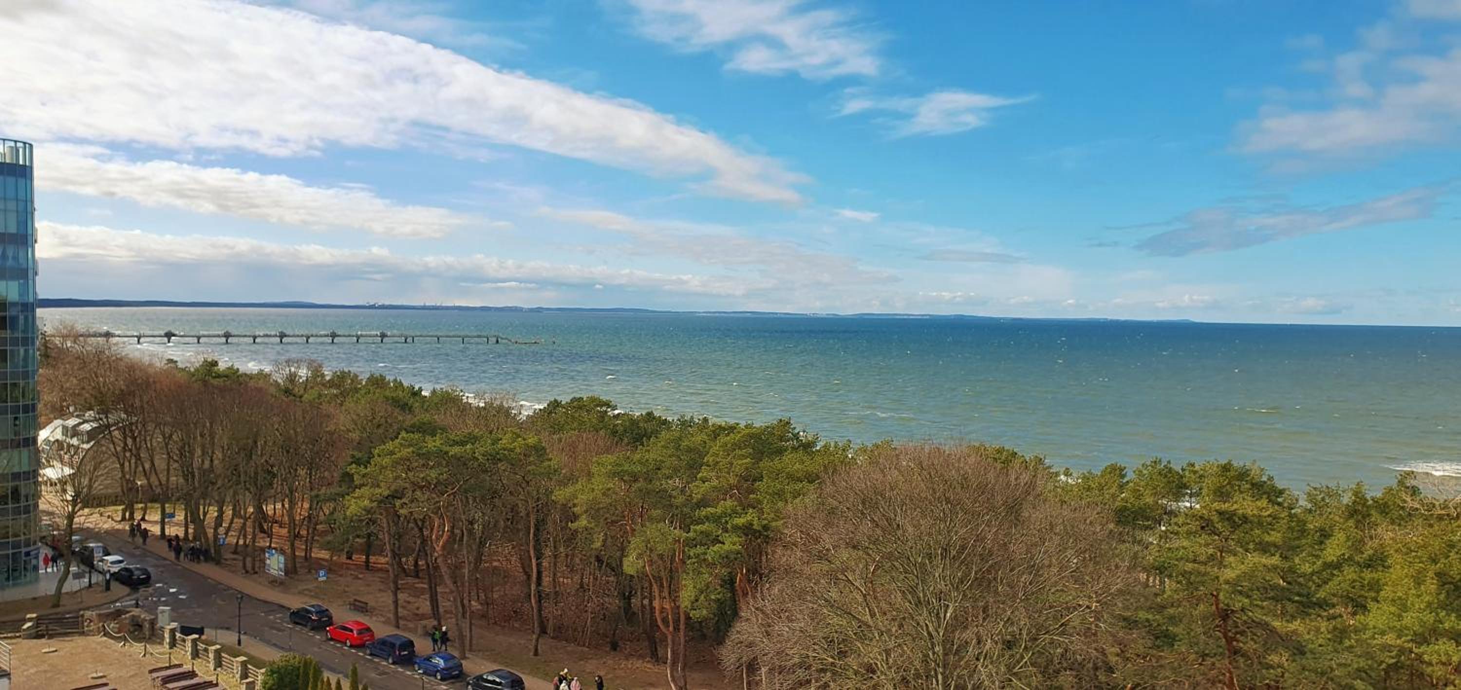 Holiday Home Slavia New 505 widok na morze
