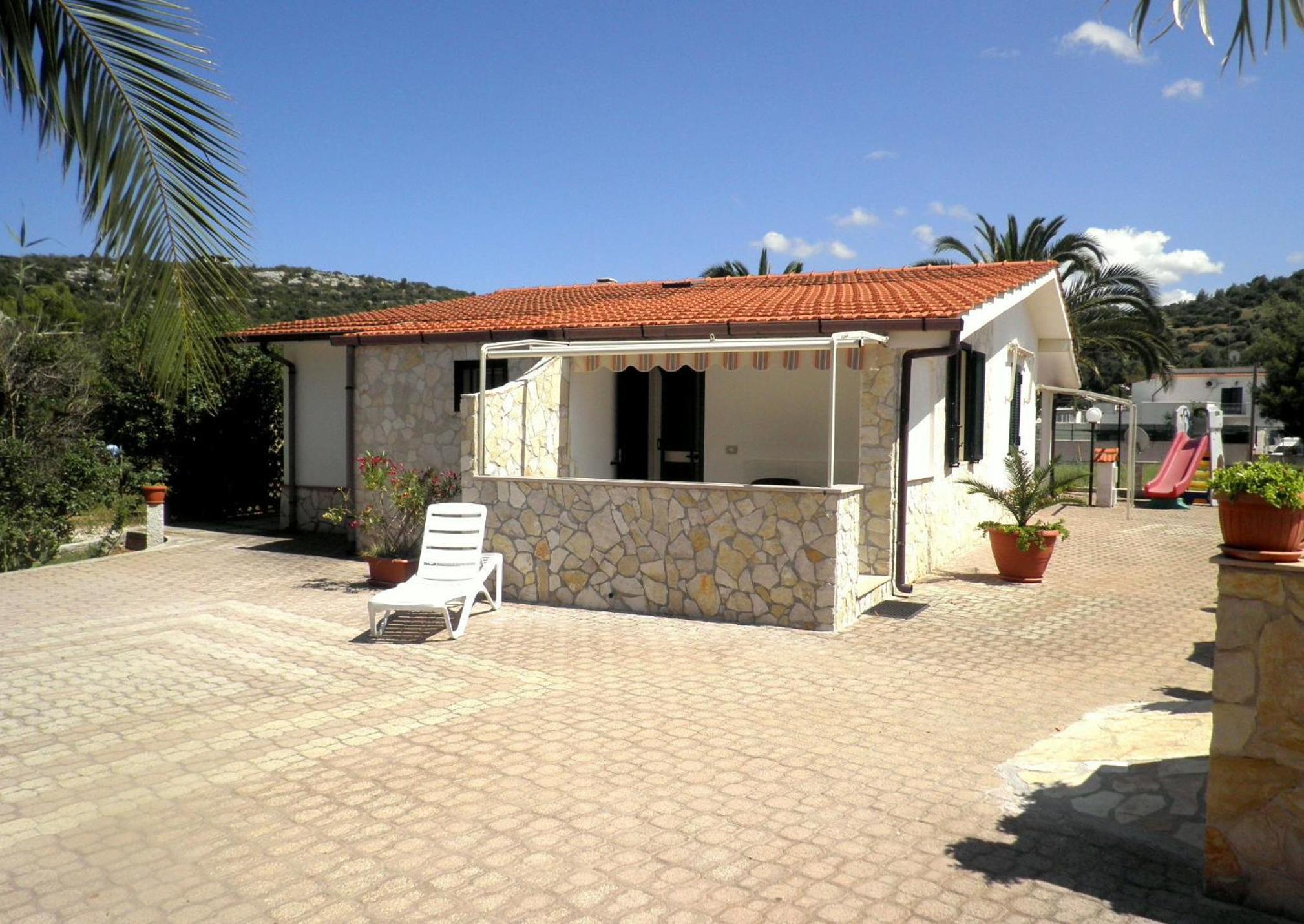 outdoor BBQ area