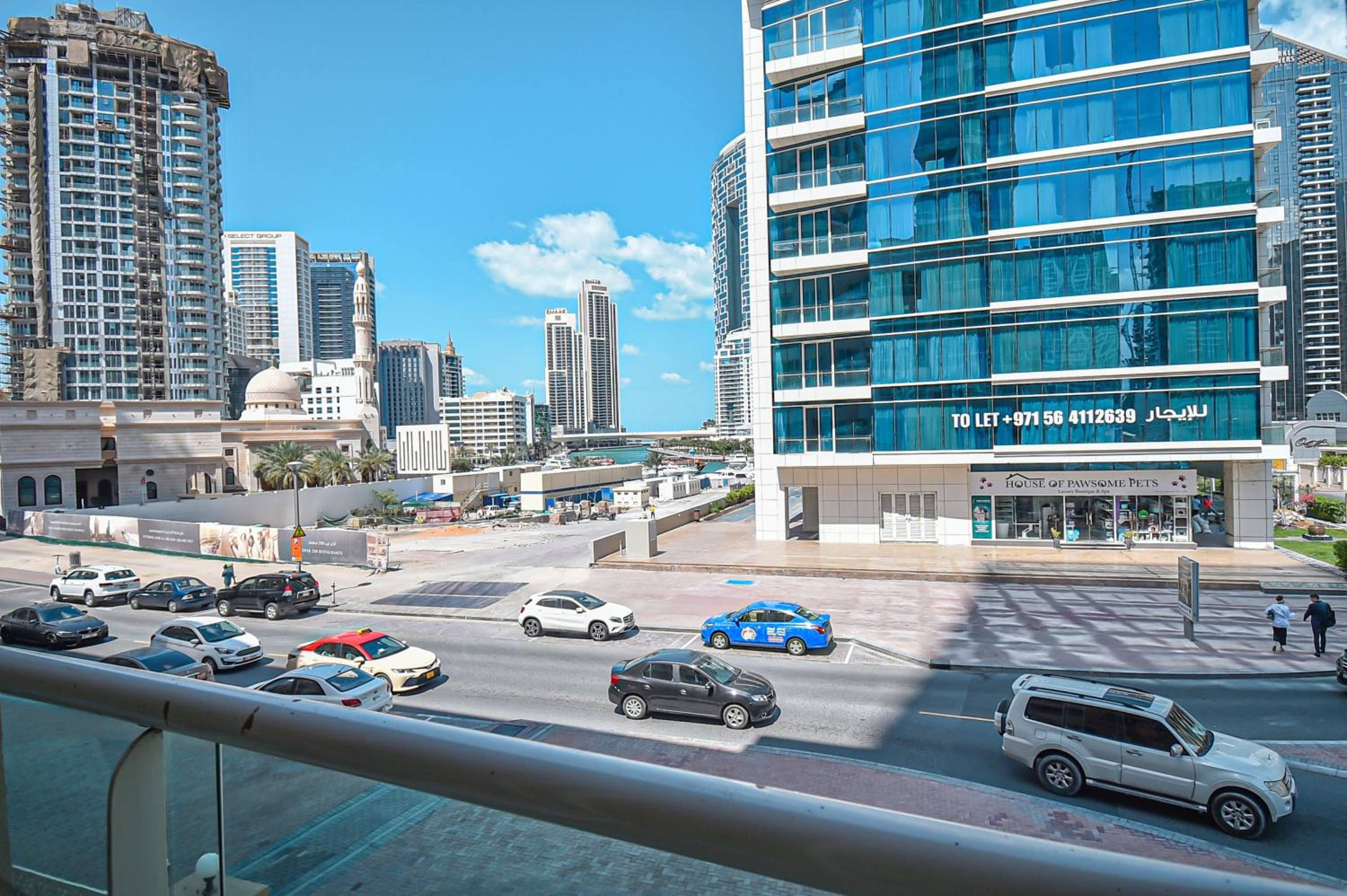 Cozy 1 Bedroom with Study room in Dubai Marina - Ideal for 3 Guests - PRK