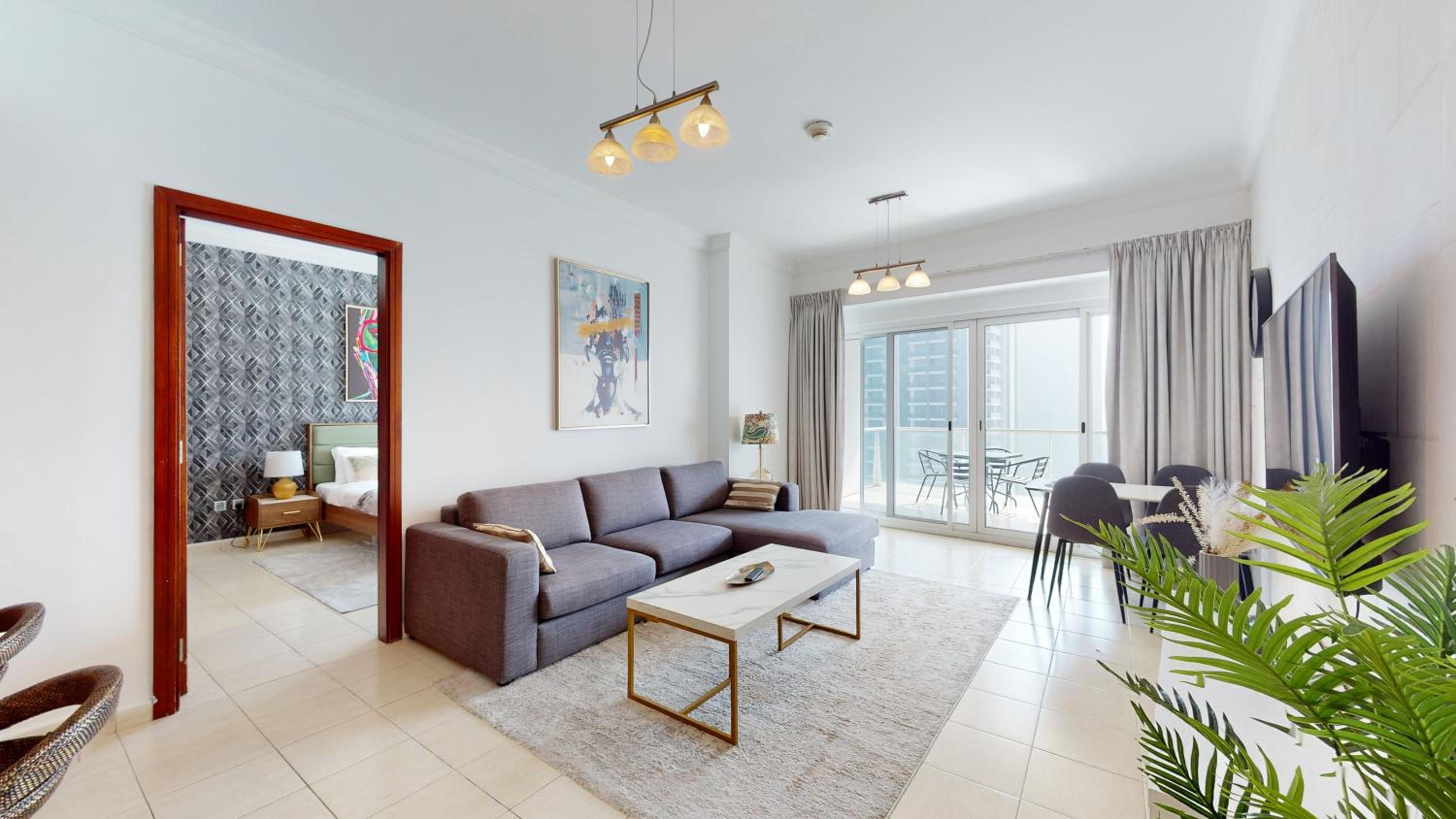 LV38 - Elegant 2BHK in Lake View Tower