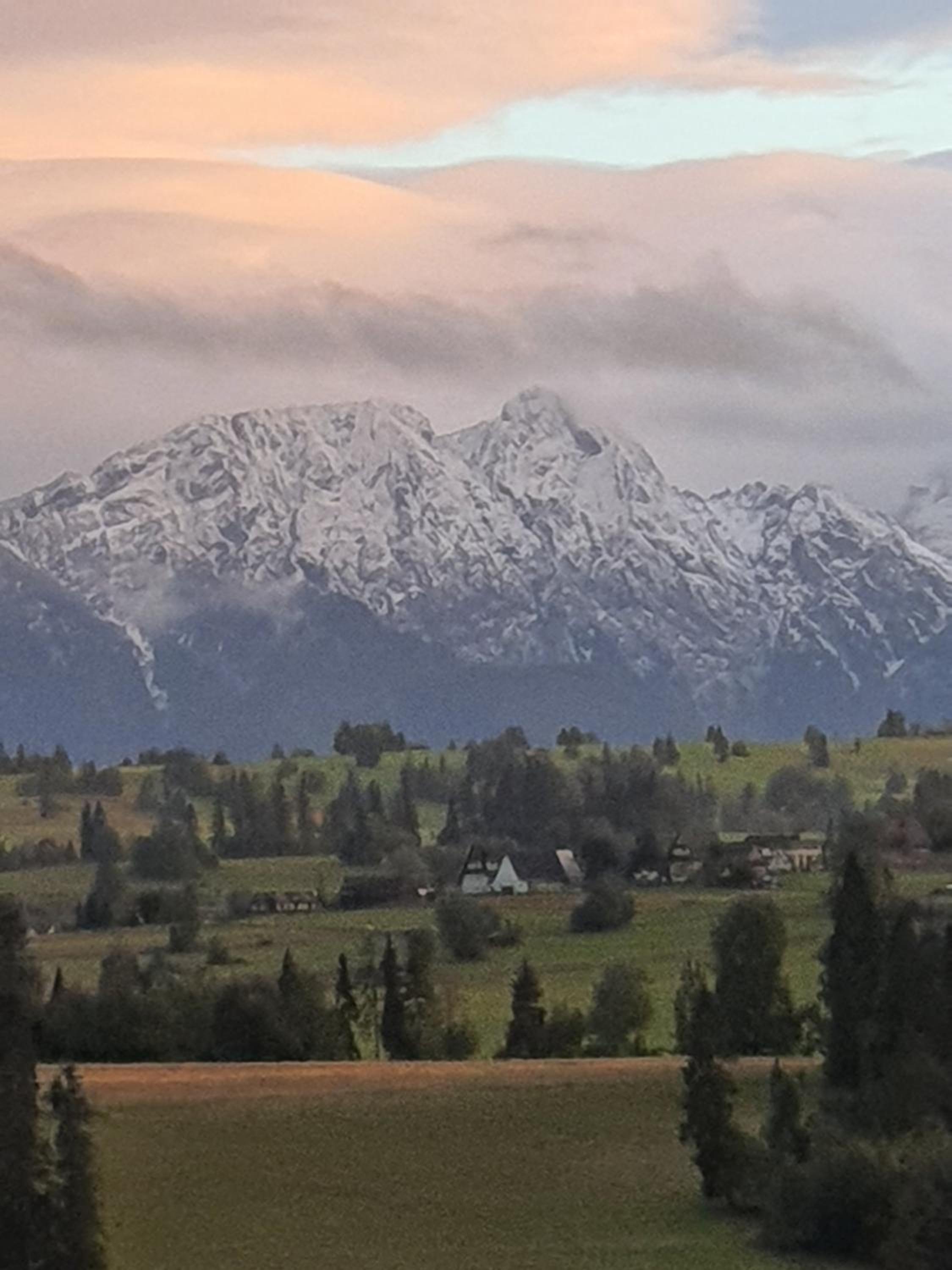 Domki z widokiem na Tatry