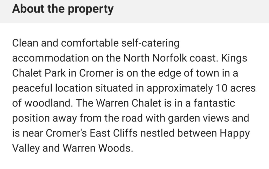 The Warren Chalet view 4
