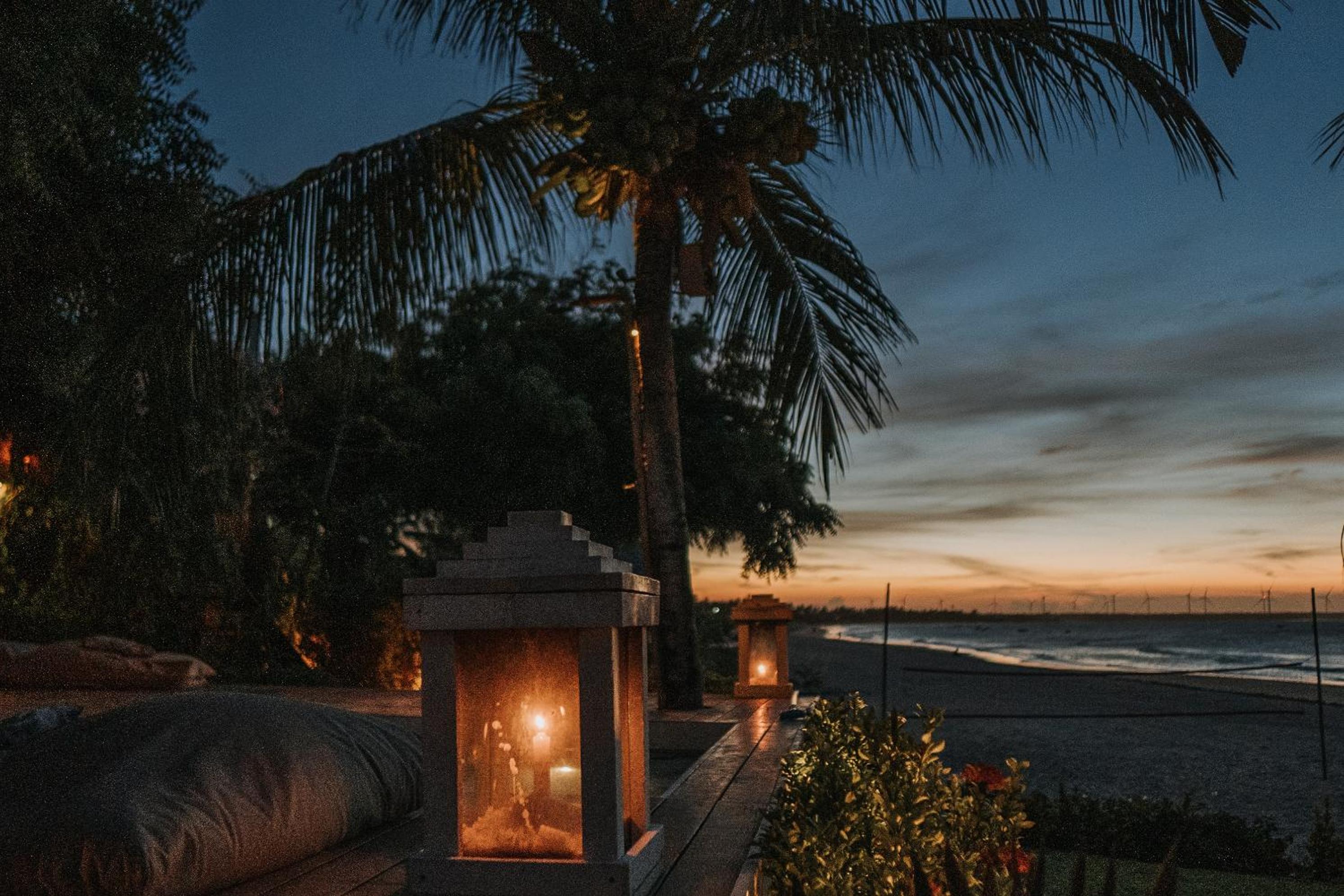outdoor BBQ area