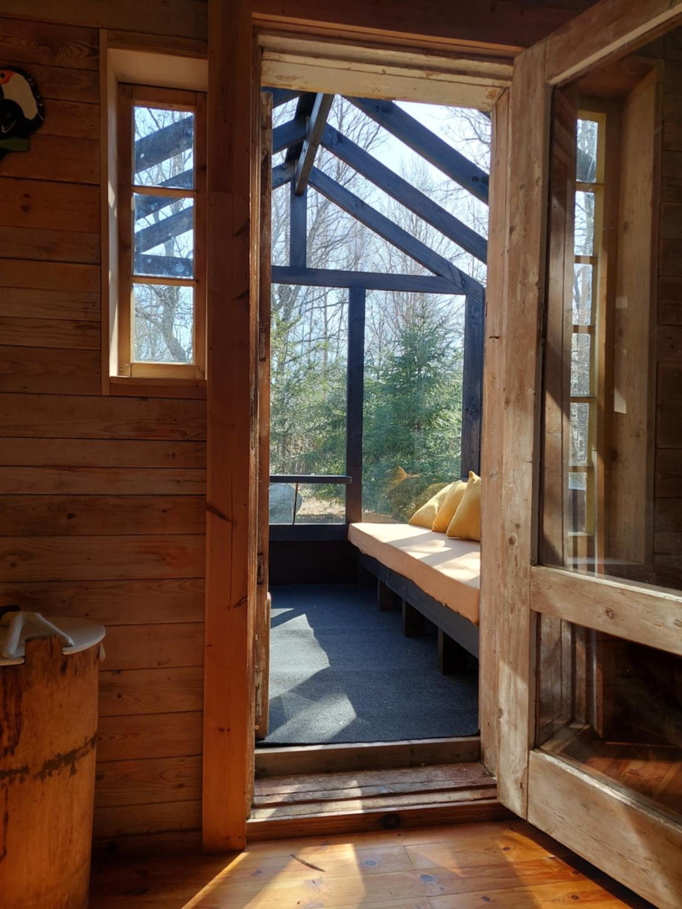 Puise saunahouse and outdoor kitchen at Matsalu Nature Park view 2