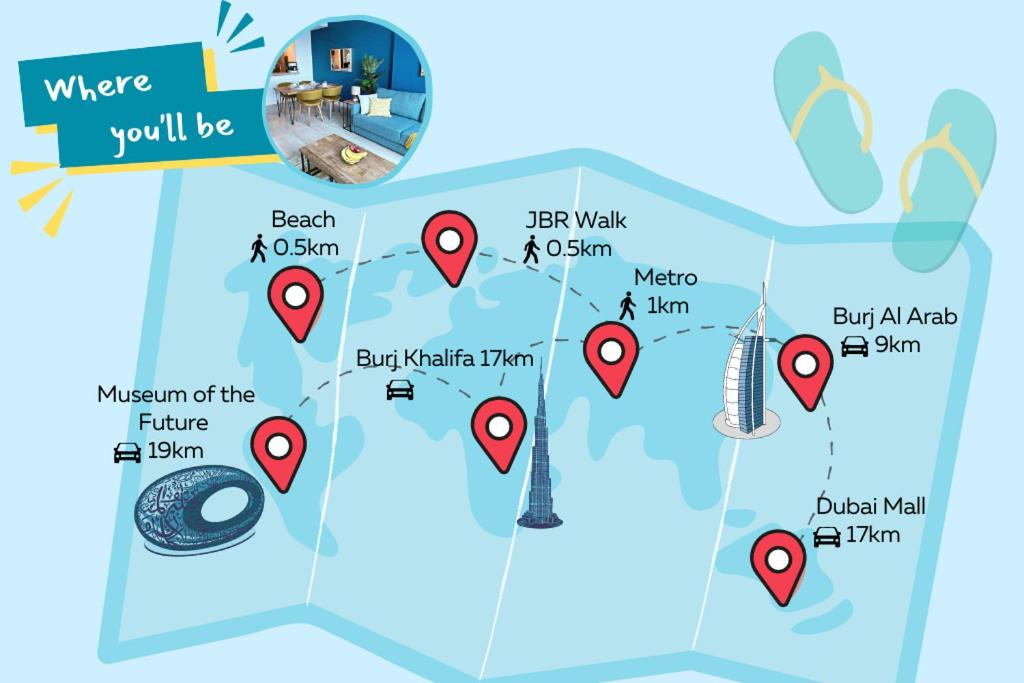 Beautiful Close to Beach Dubai Marina Apartment