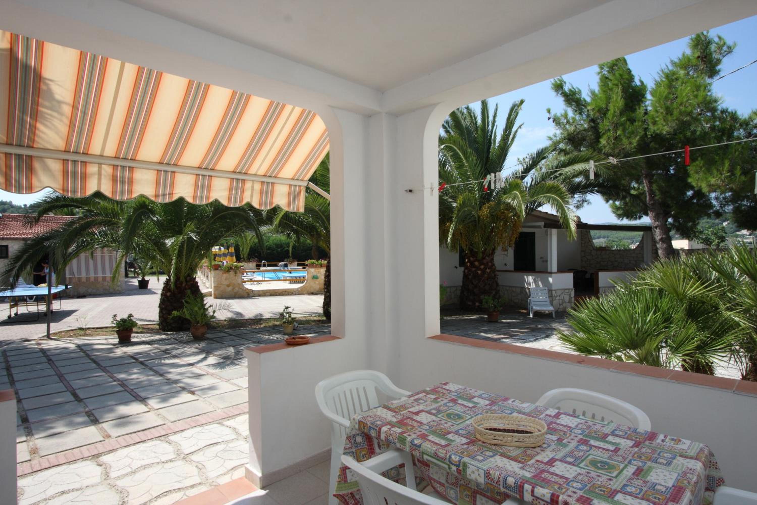 outdoor BBQ area