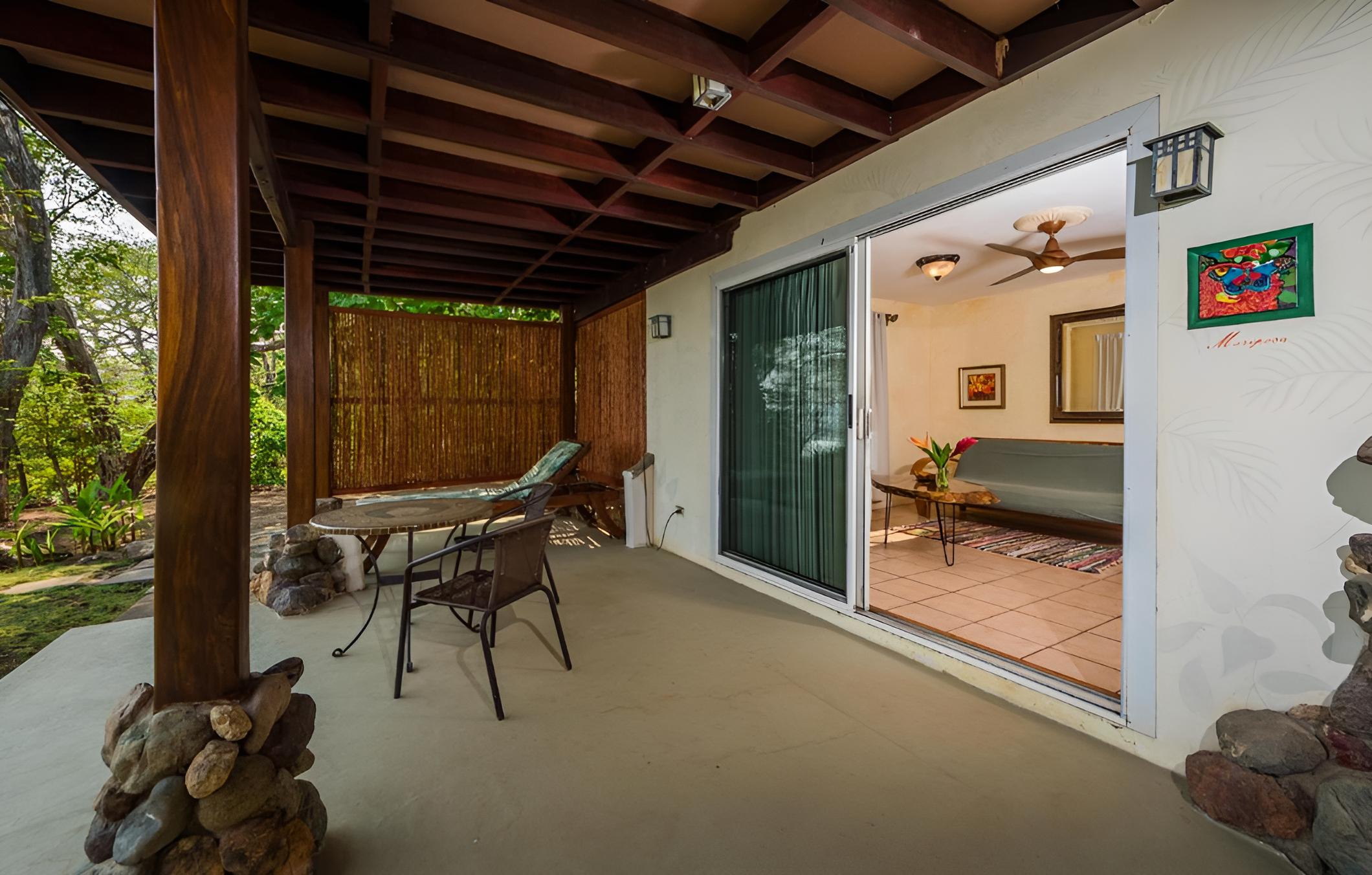 outdoor BBQ area