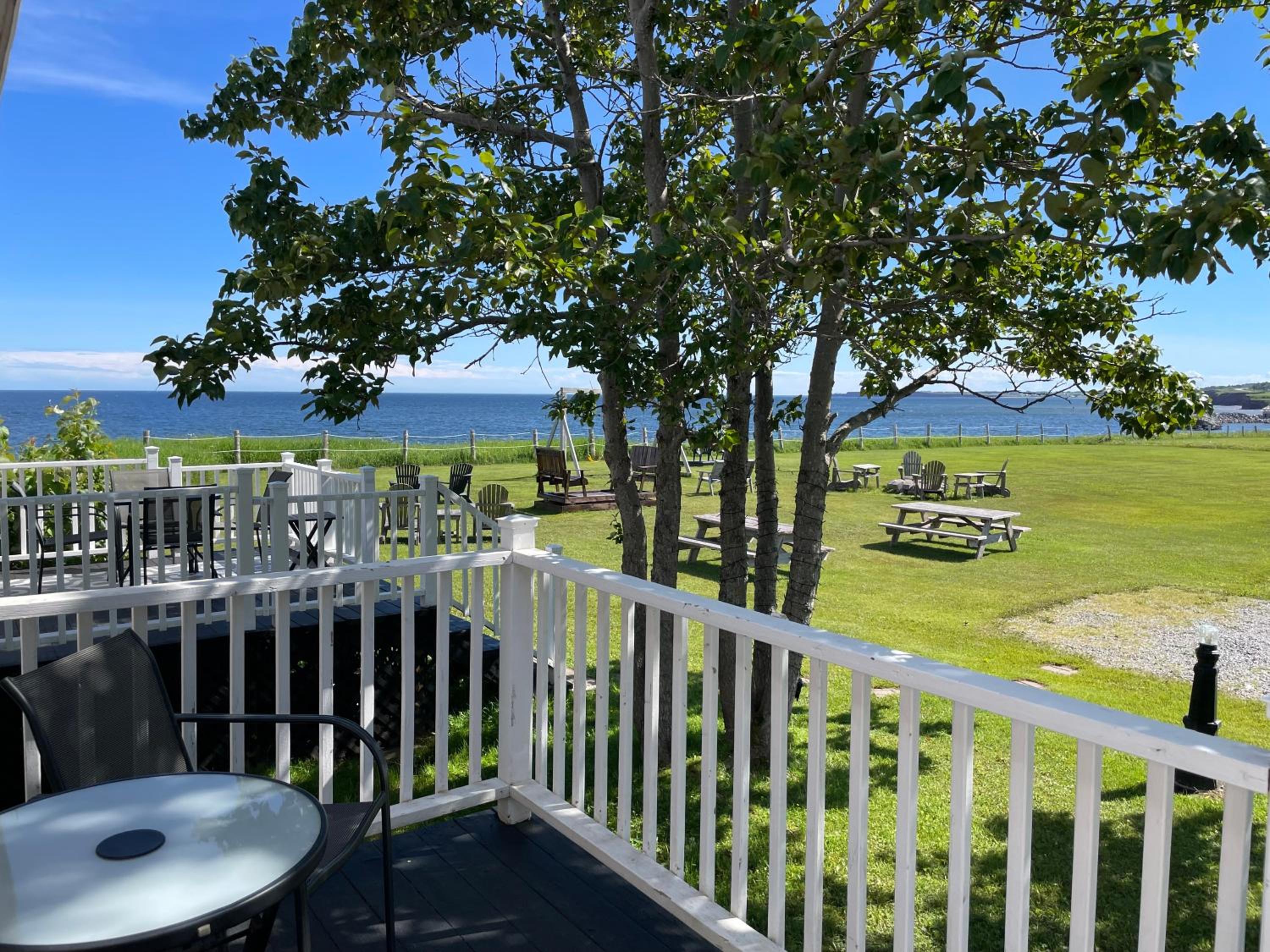 outdoor BBQ area