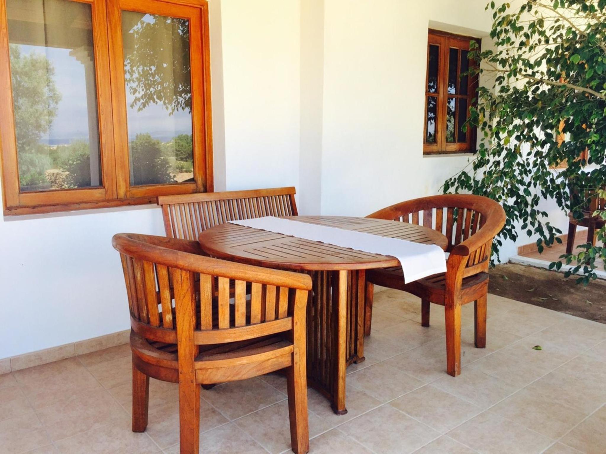 outdoor BBQ area