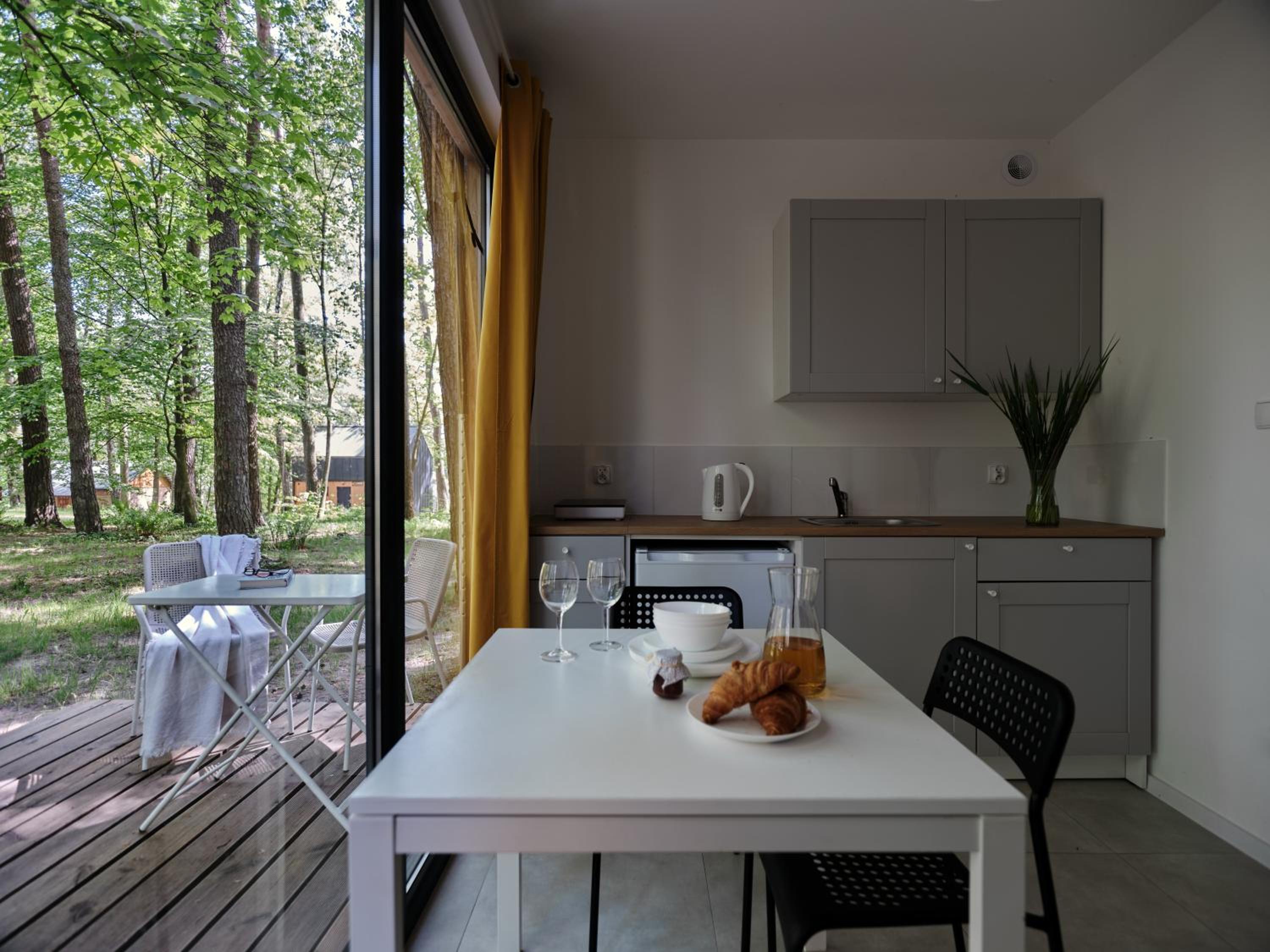outdoor BBQ area