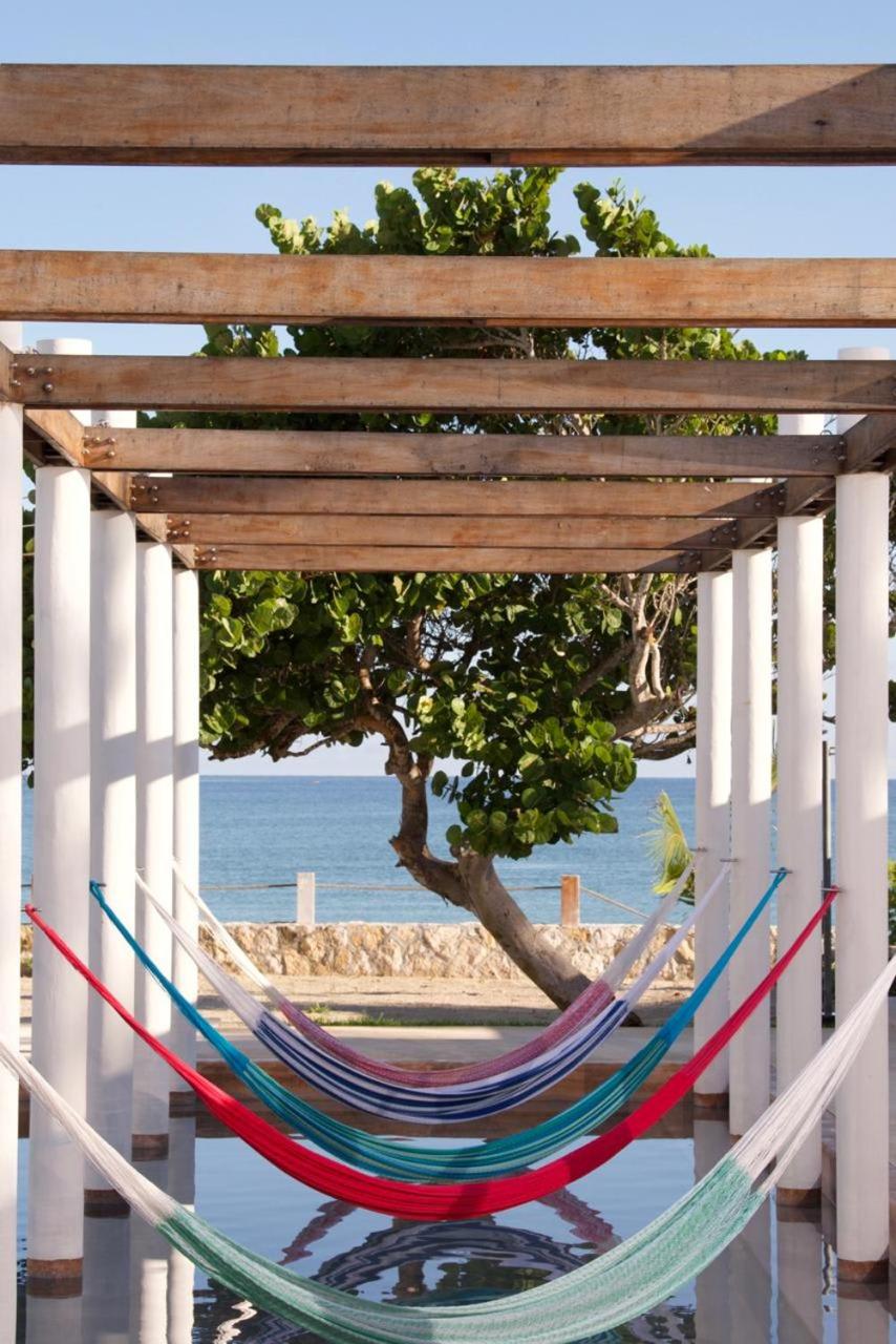 Stunning BEACHFRONT hacienda style property, East of Progreso