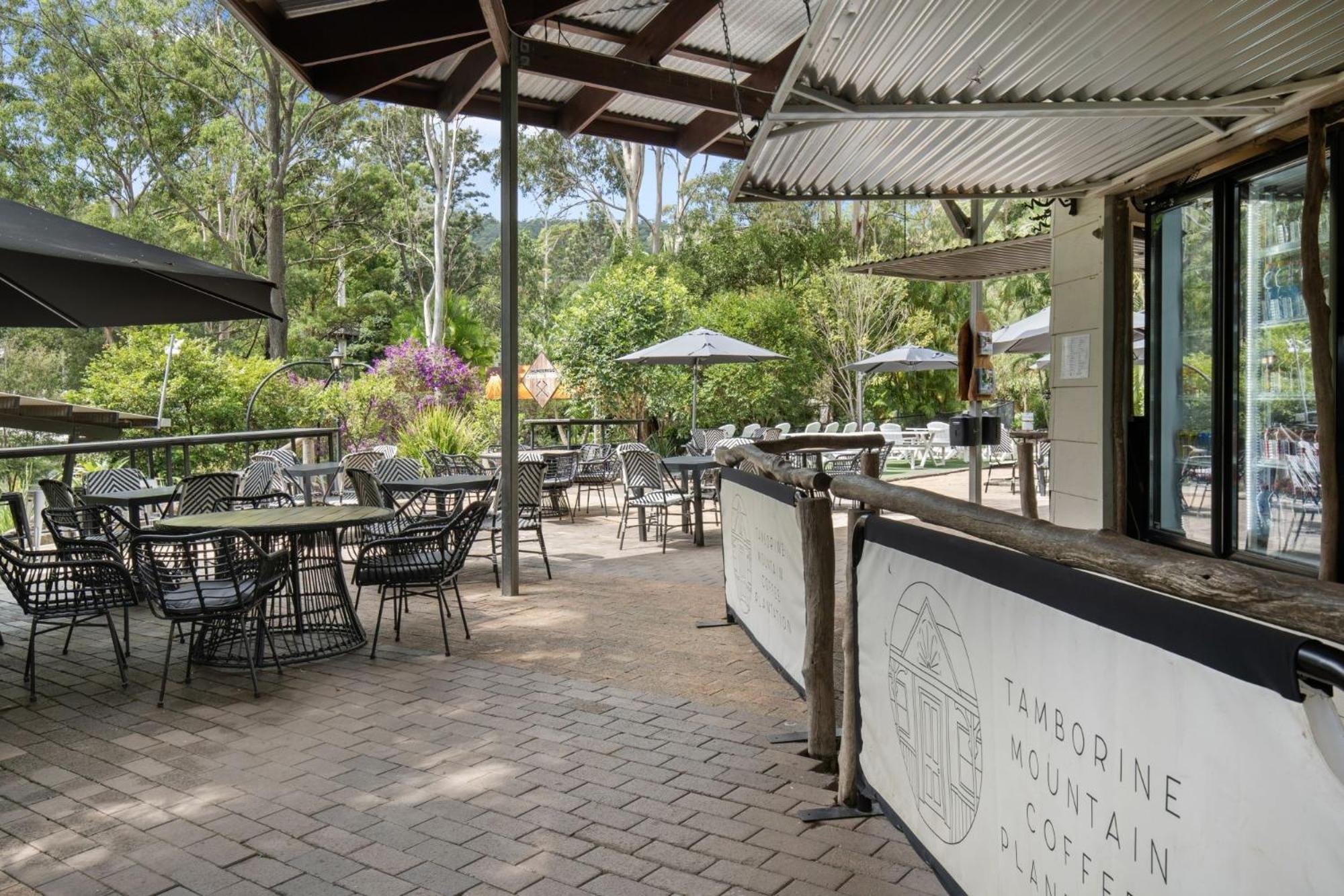 outdoor BBQ area