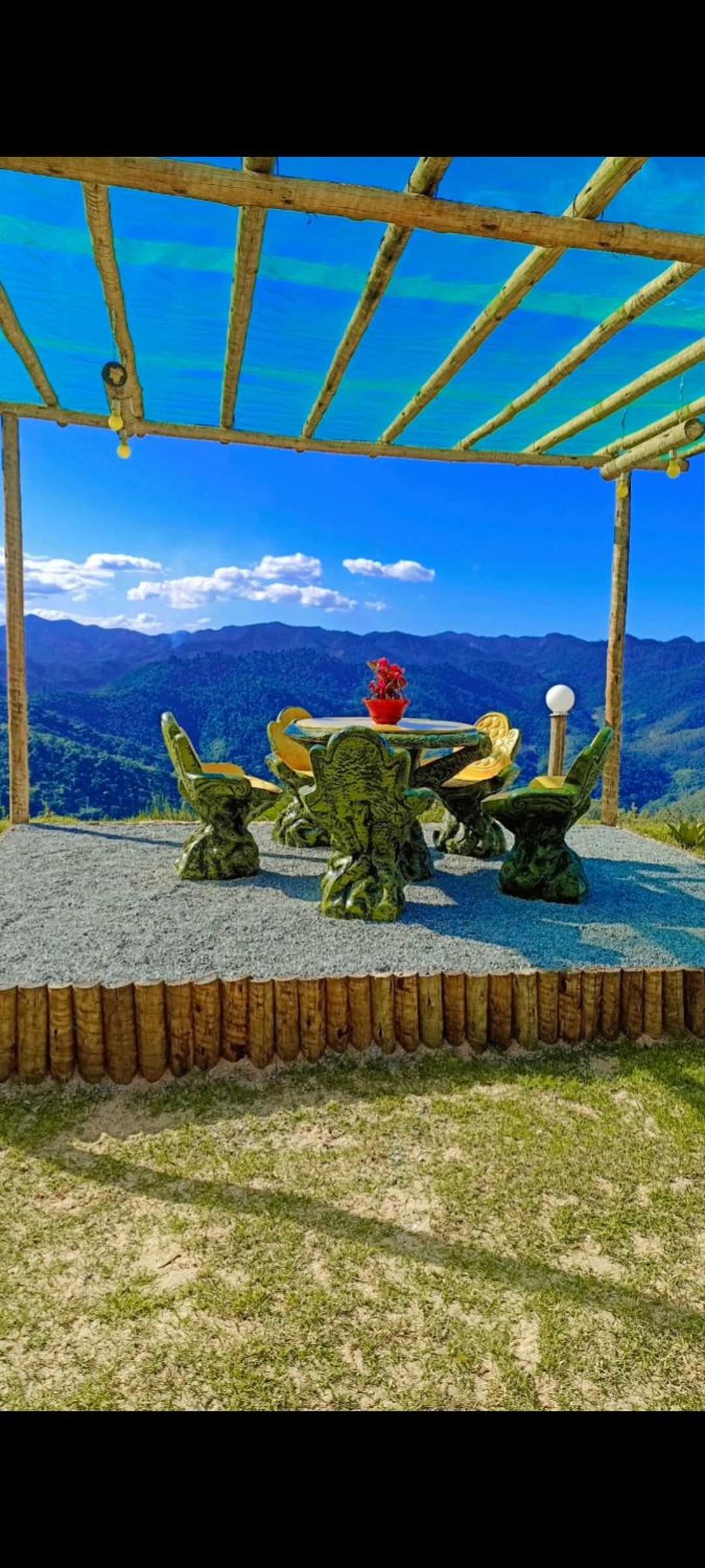 outdoor BBQ area